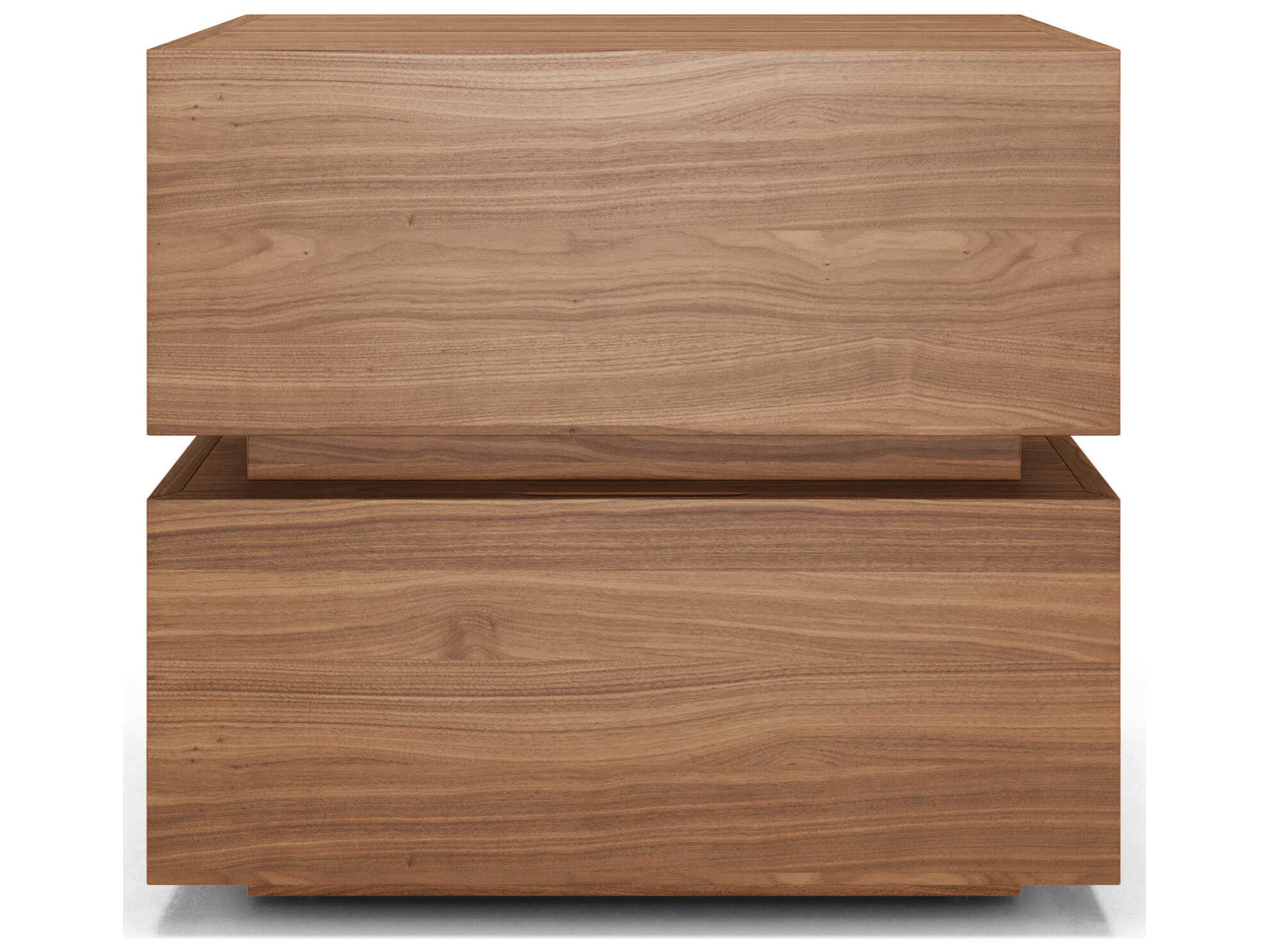 Luxcor Modluxe Davos Nightstand in Walnut