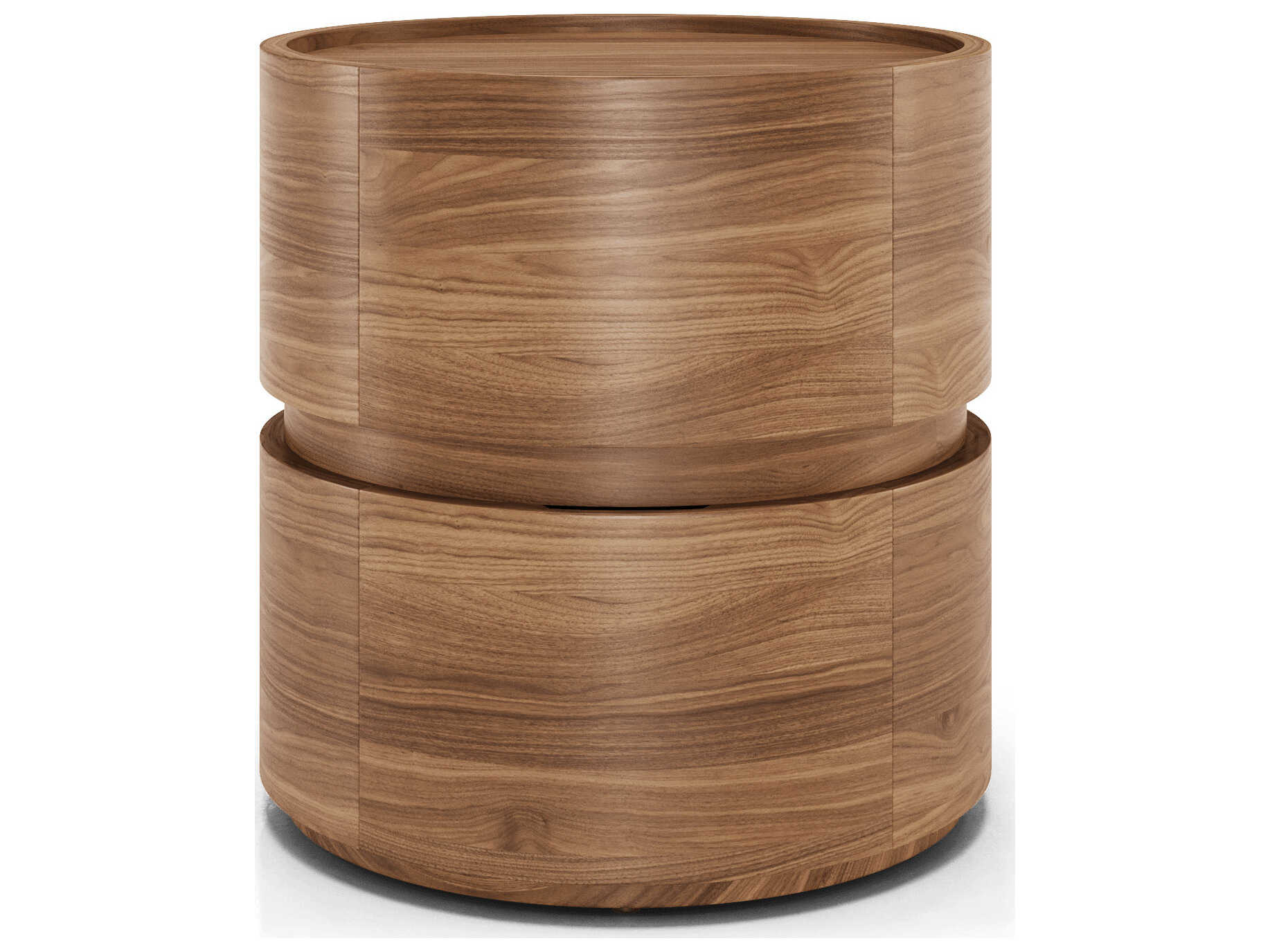 Luxcor Modluxe Laval Nightstand in Walnut