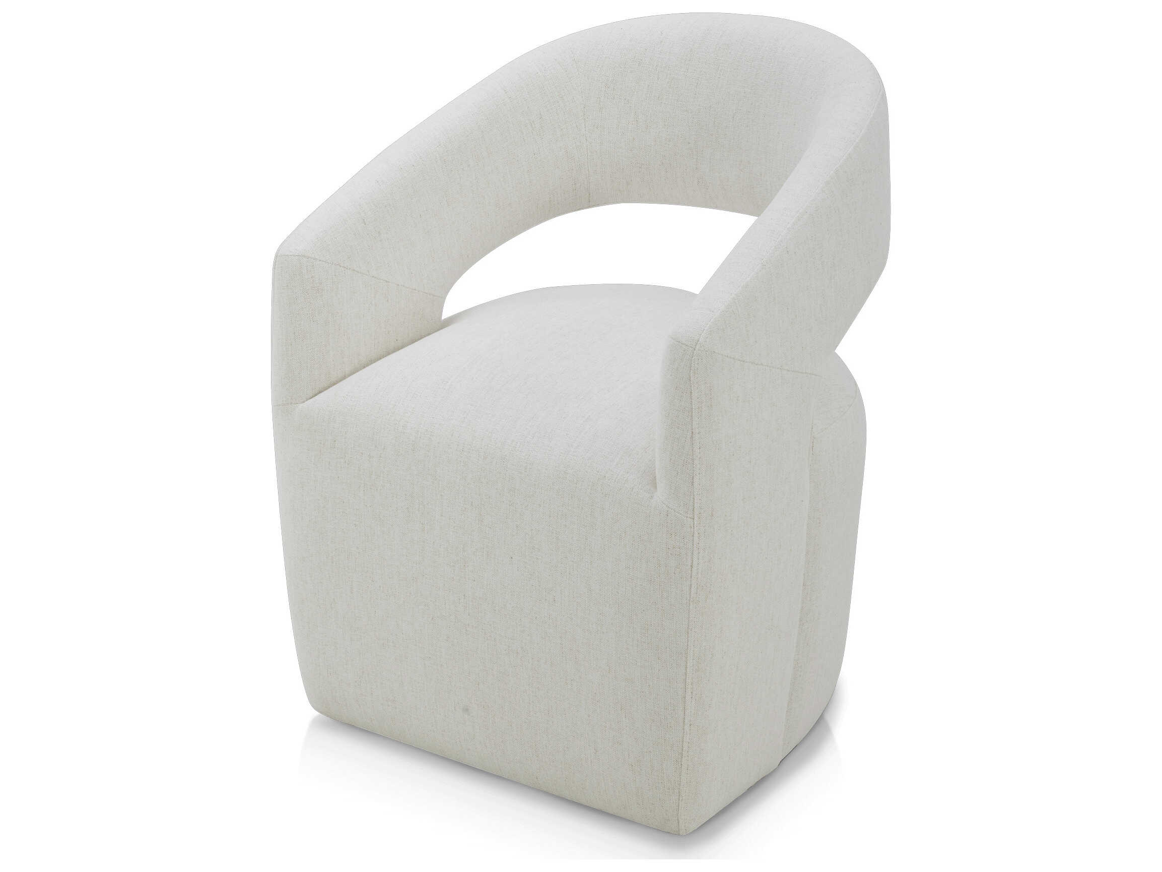 Luxcor Modluxe Avalon Dining Chair in Nomad Snow Fabric