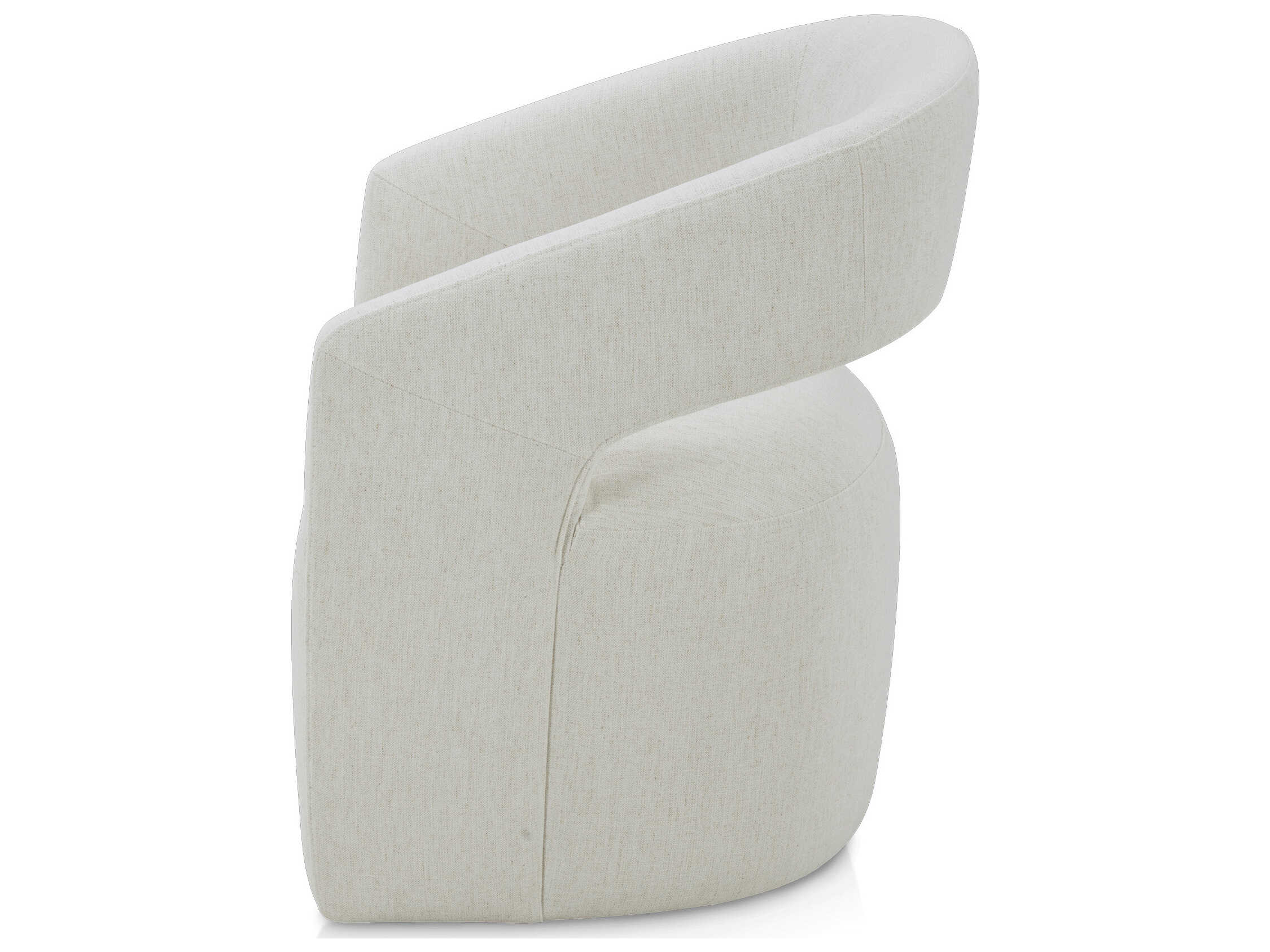 Luxcor Modluxe Avalon Dining Chair in Nomad Snow Fabric