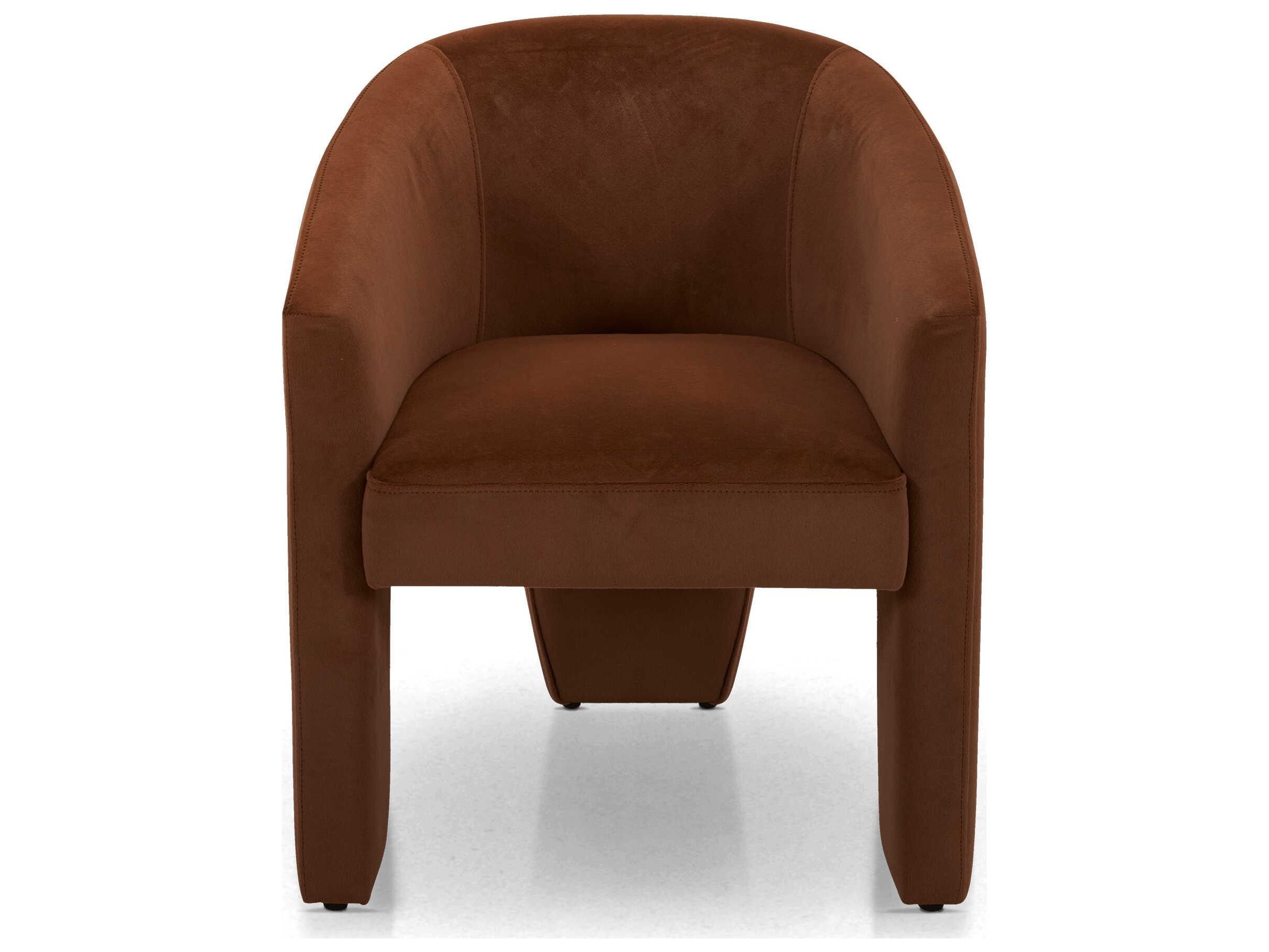 Luxcor Modluxe Ancona Dining Chair in Avalon Brick Fabric