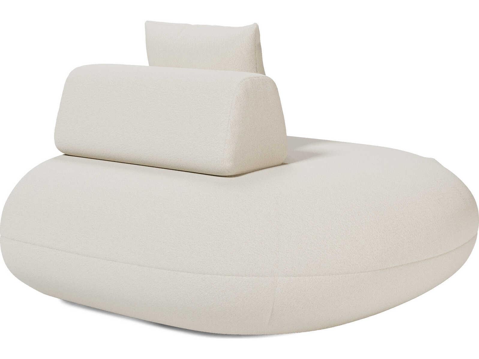 Luxcor Modluxe Ferrara End Unit Vanilla Boucle