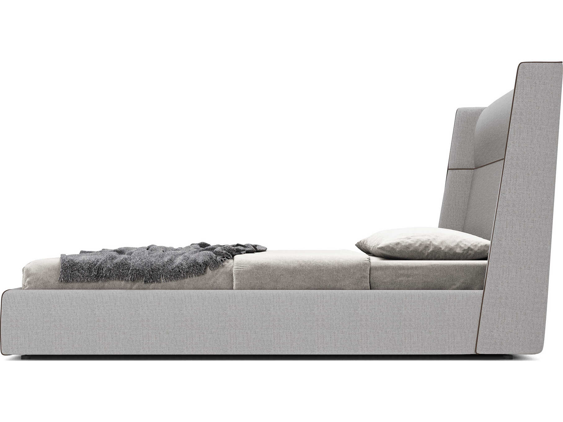 Luxcor Modluxe Bexley Bed Gris Fabric / King