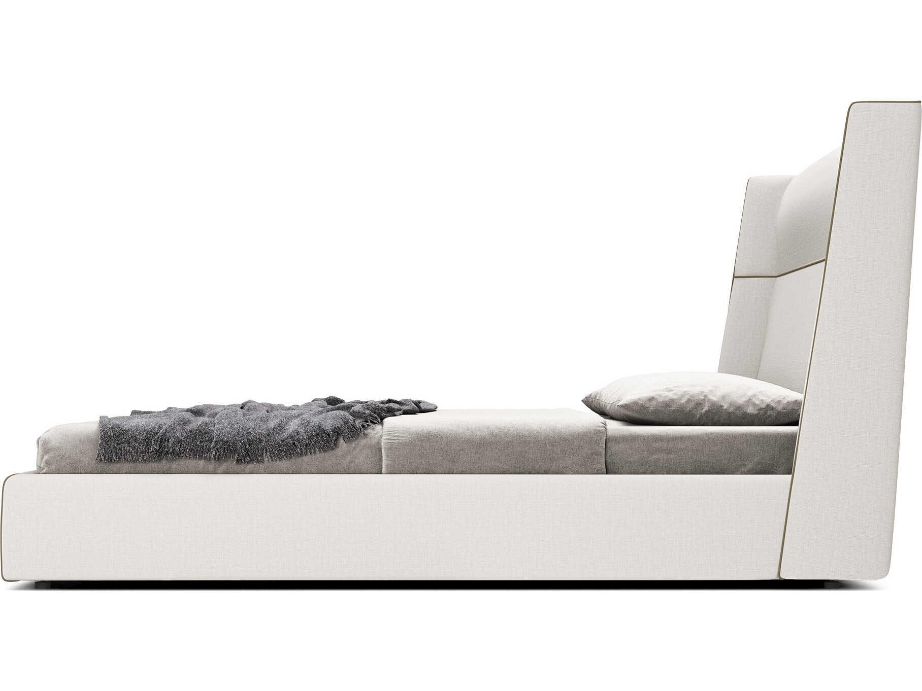 Luxcor Modluxe Bexley Bed Chalk Fabric / King