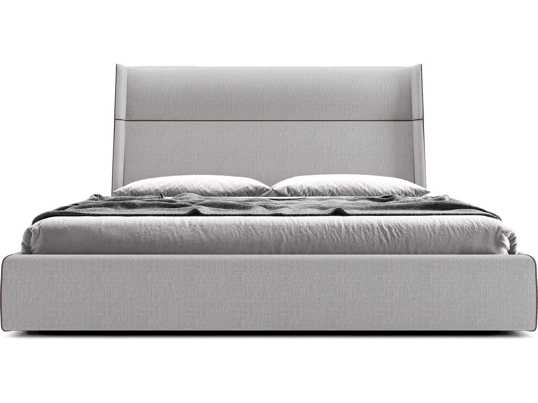Luxcor Modluxe Bexley Bed Gris Fabric / Queen
