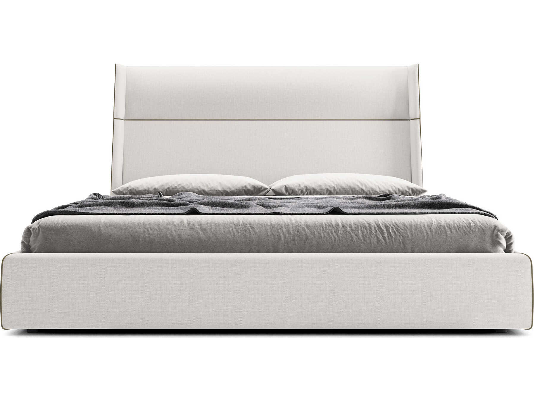 Luxcor Modluxe Bexley Bed Chalk Fabric / Queen