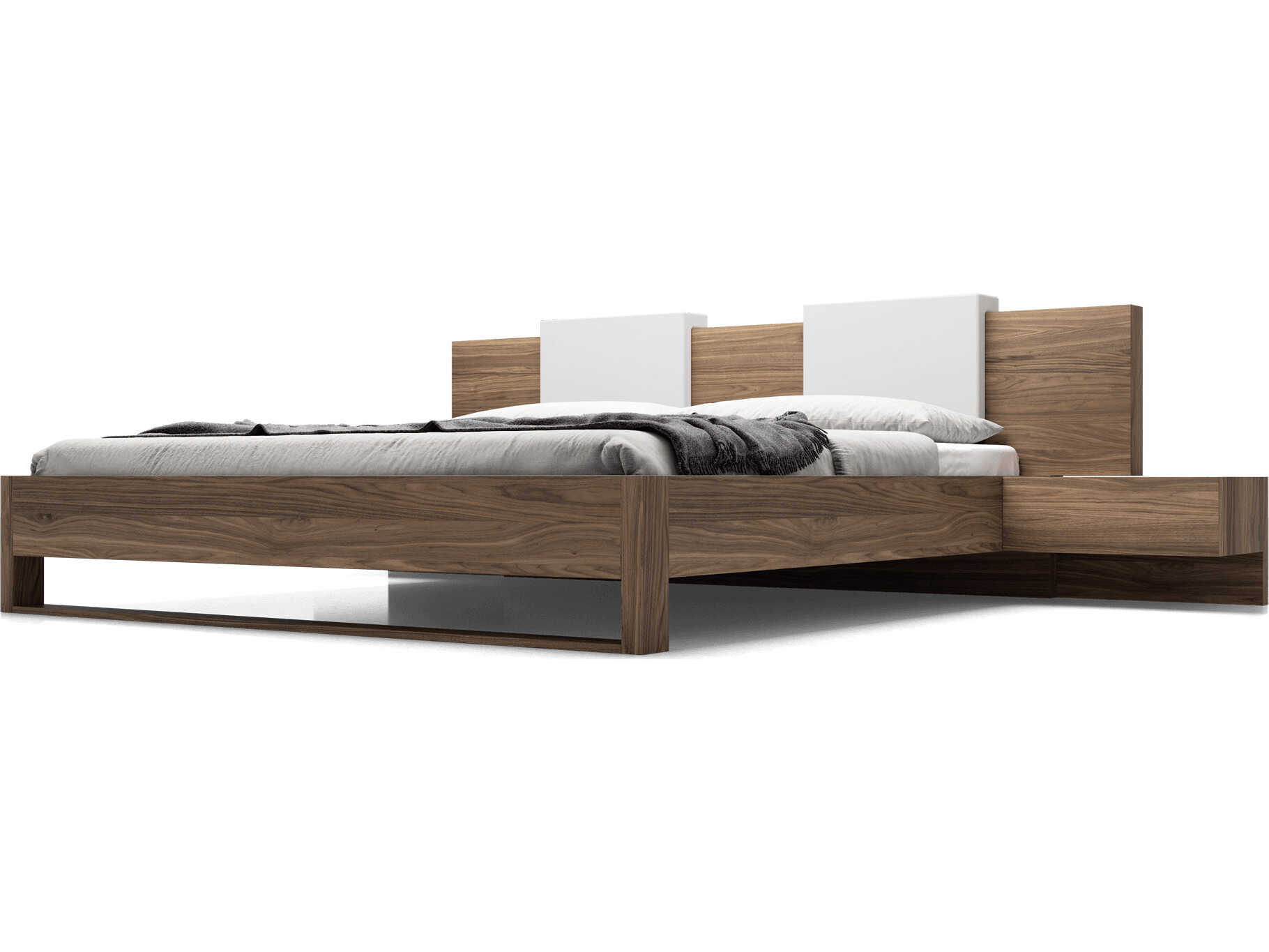 Luxcor Modluxe Ossett Bed Walnut / King