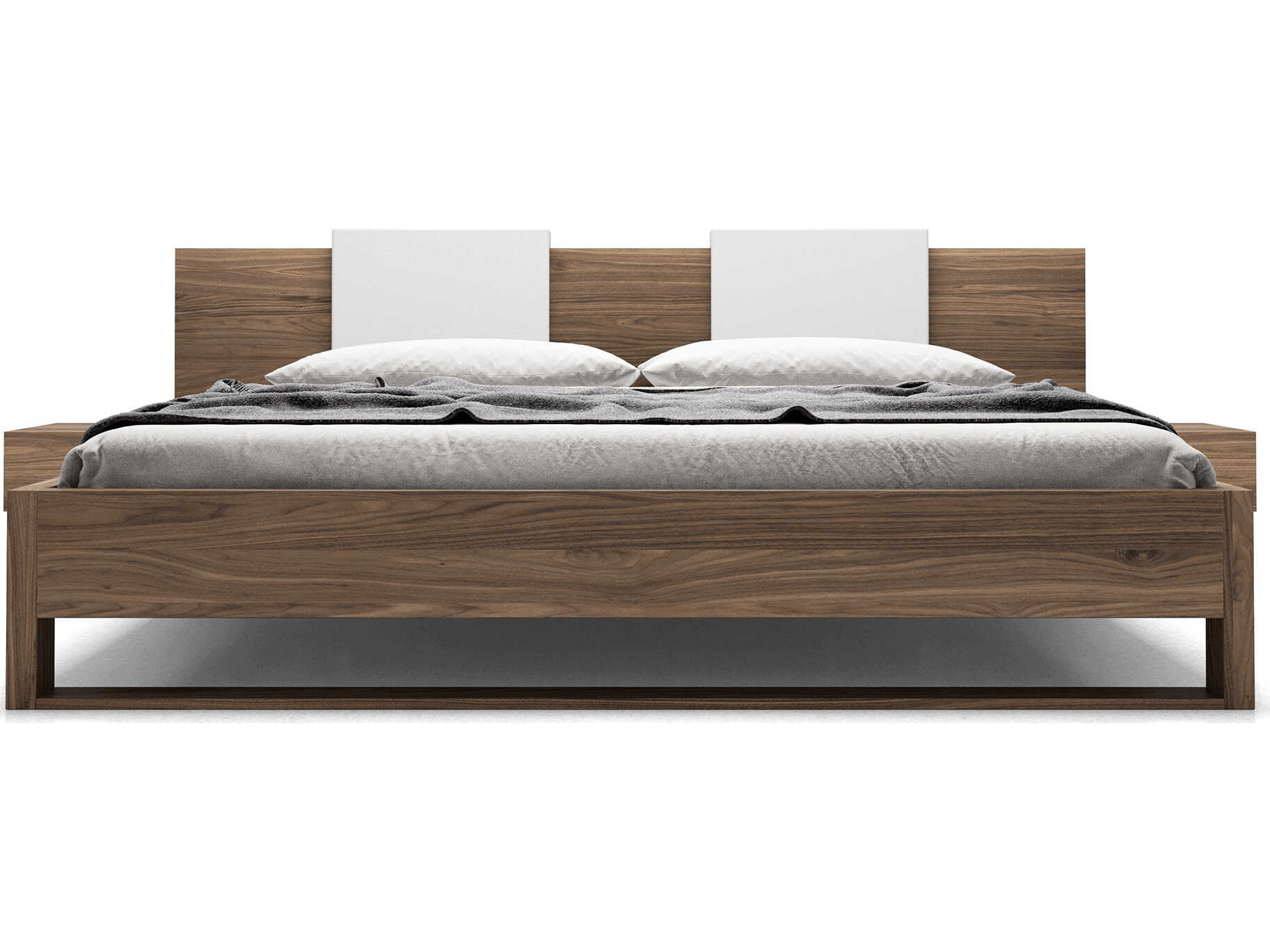 Luxcor Modluxe Ossett Bed Walnut / Queen