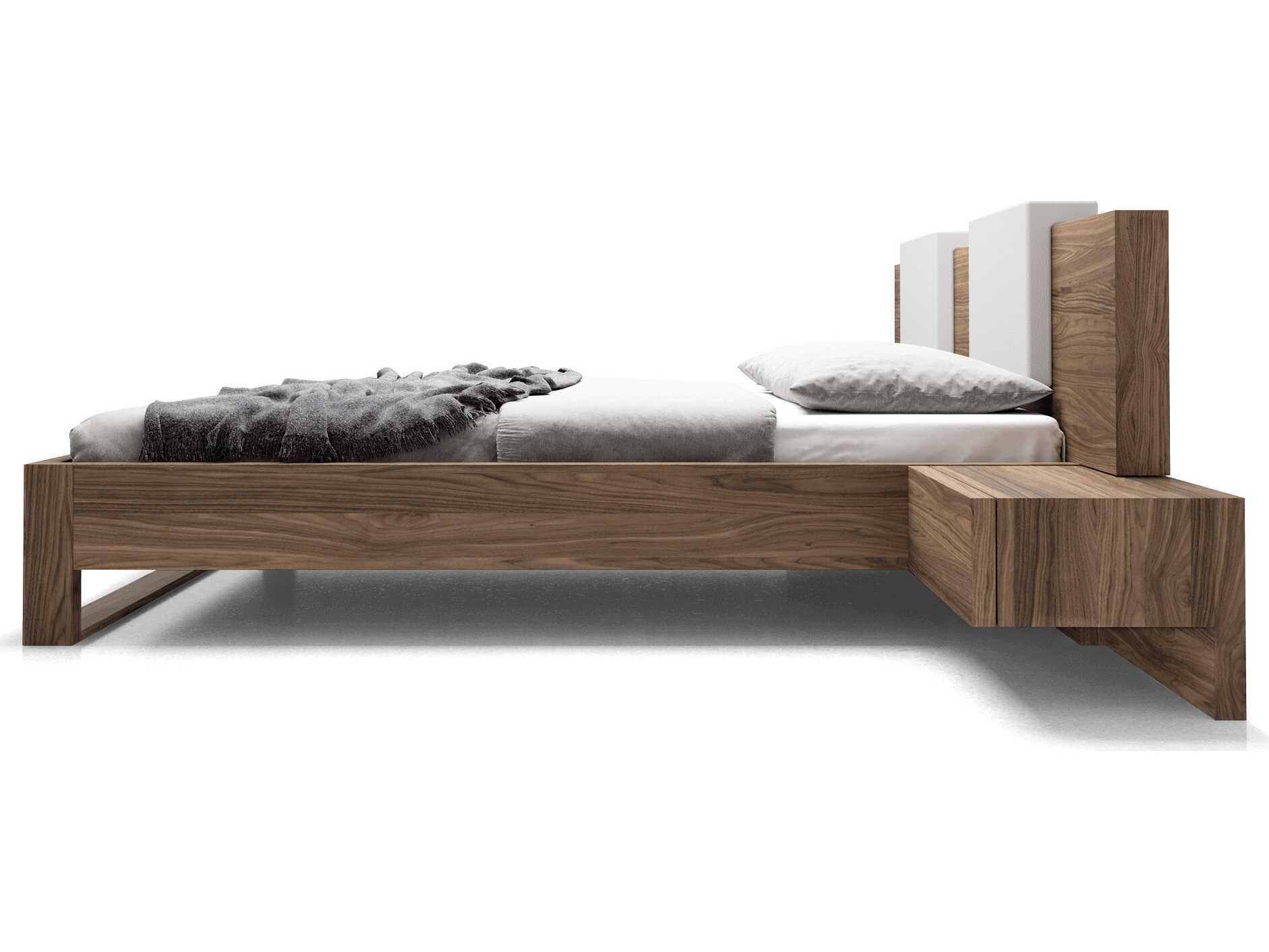 Luxcor Modluxe Ossett Bed Walnut / Queen