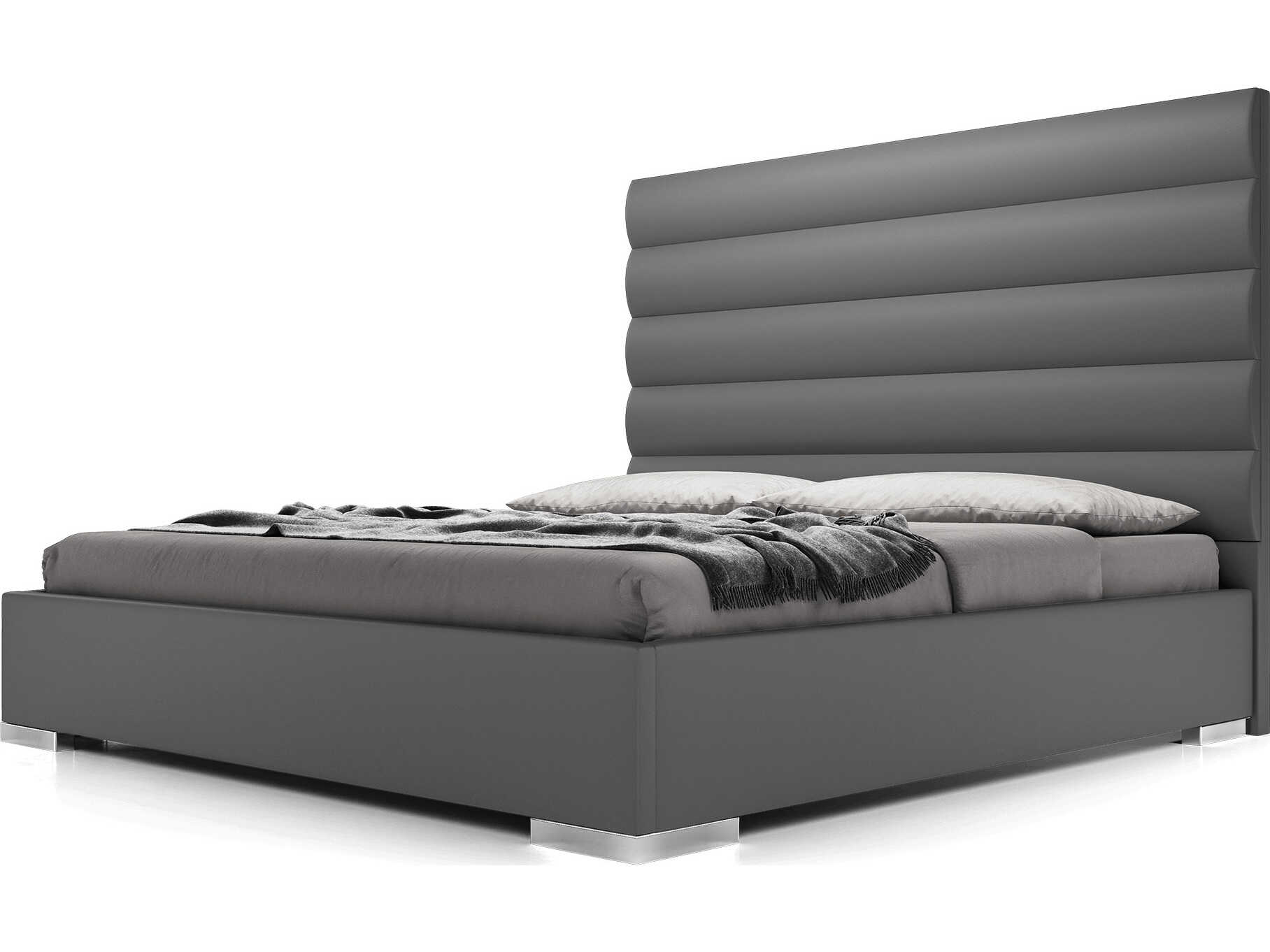 Luxcor Modluxe Bristol Bed Granite Eco Leather / Queen