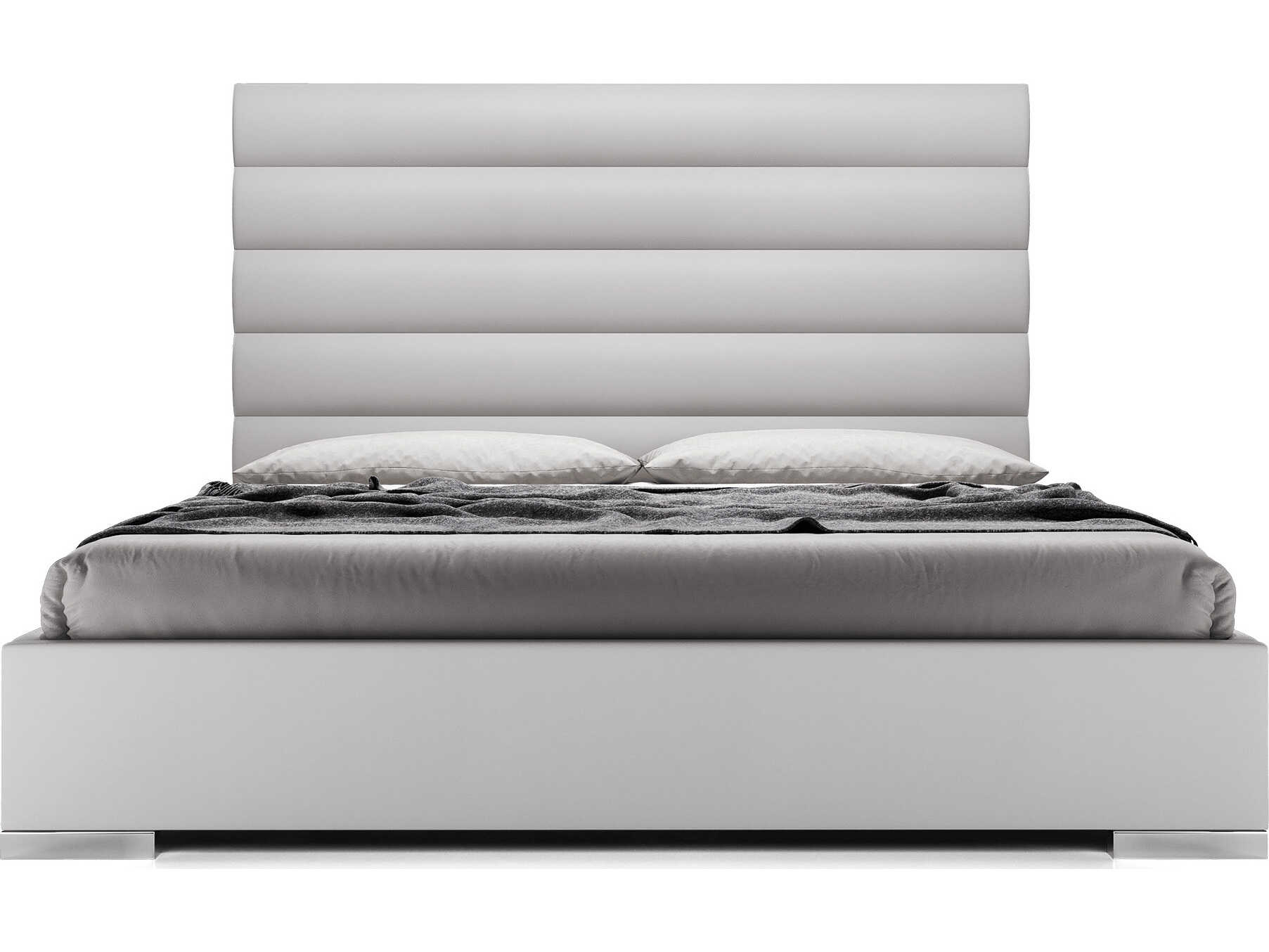 Luxcor Modluxe Bristol Bed Pearl Gray Eco Leather / Queen