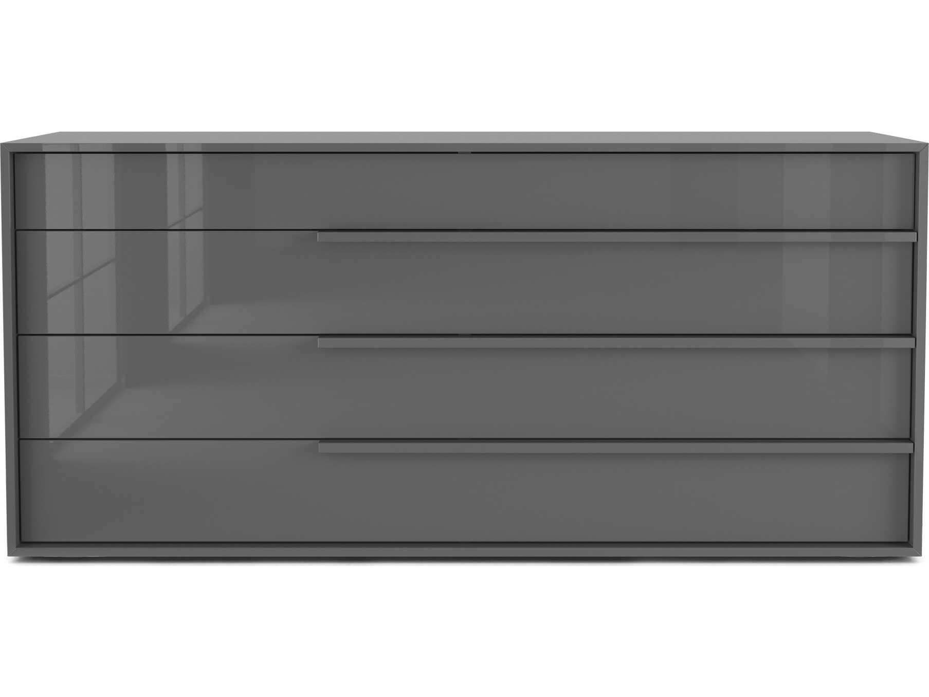 Luxcor Modluxe Harrow Dresser Glossy Dark Gull Gray