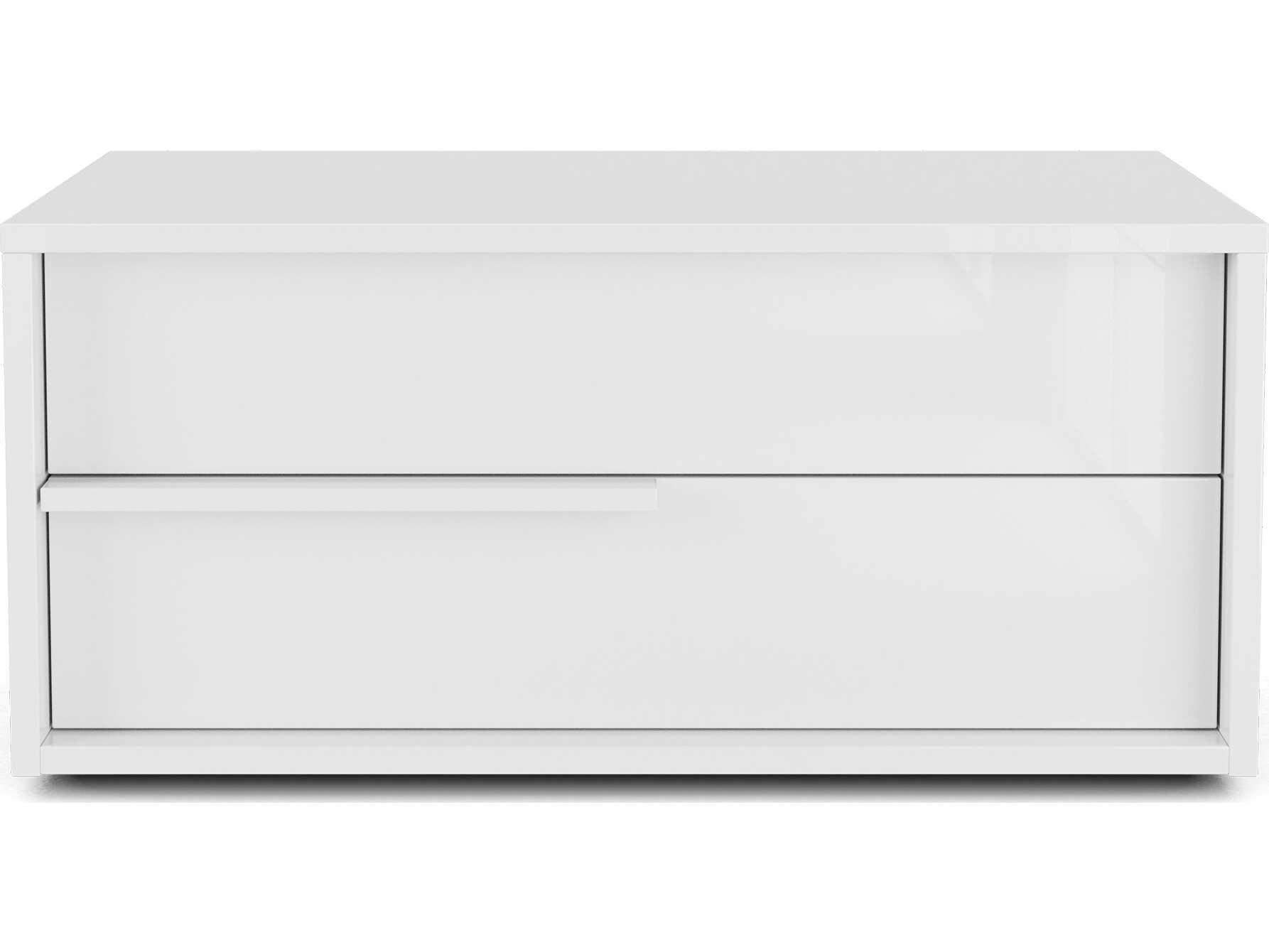 Luxcor Modluxe Harrow Nightstand Glossy White / Right-Facing