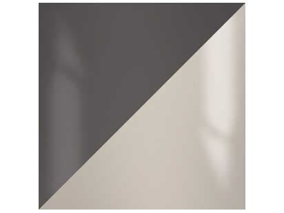 Luxcor Modluxe Loftus Coffee Tables in Glossy Dark Gull Gray and Glossy Chateau Gray