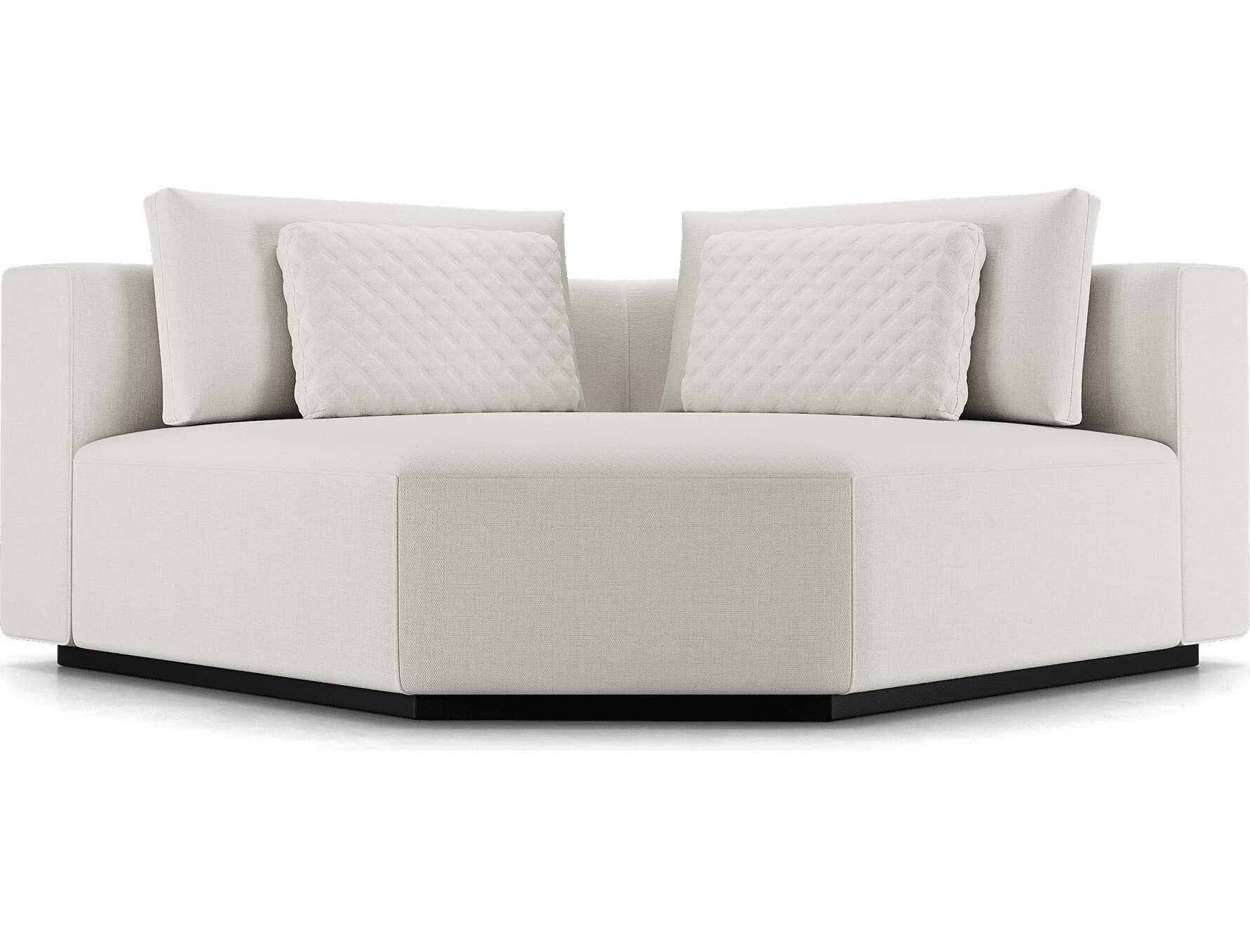 Luxcor Modluxe Siena Corner Pentagon in Chalk Fabric