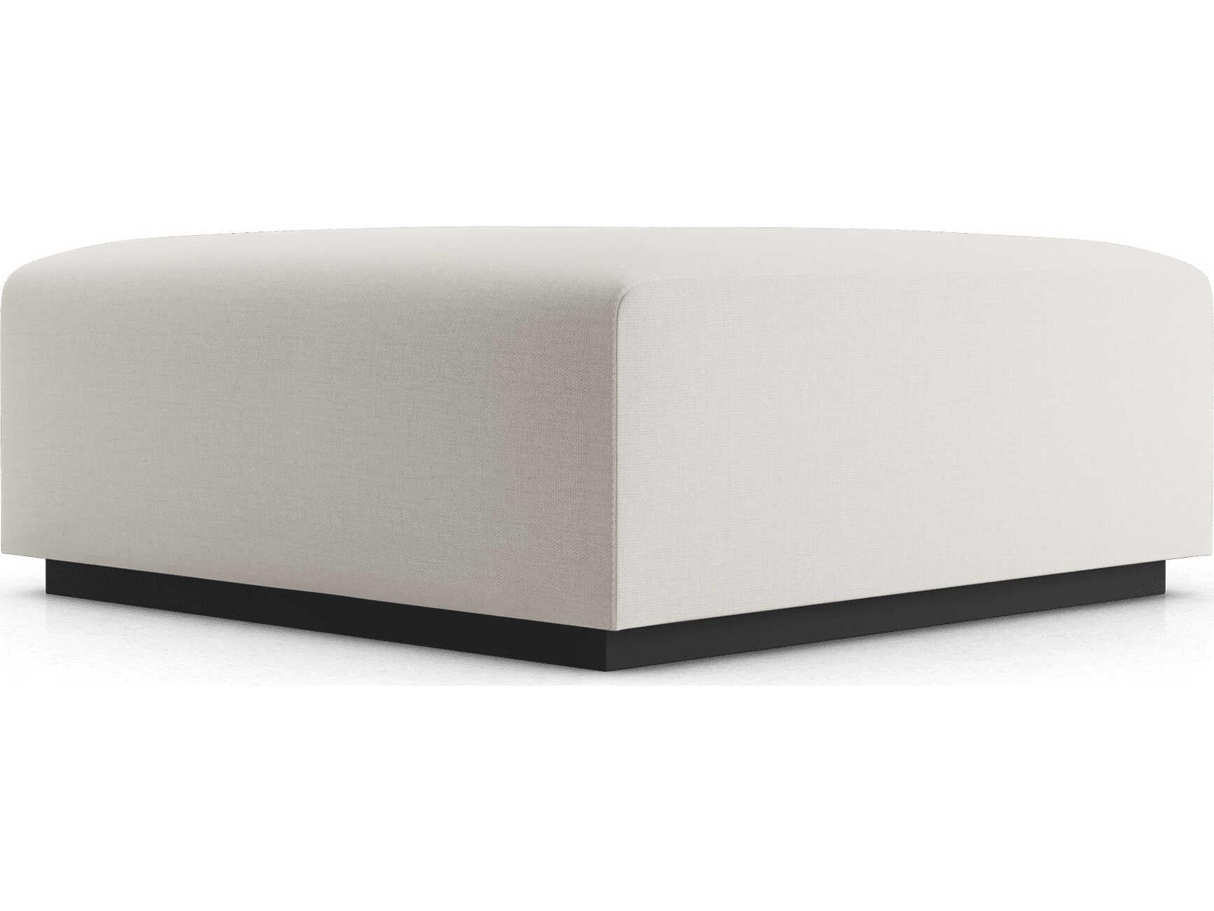 Luxcor Modluxe Siena Ottoman in Chalk Fabric