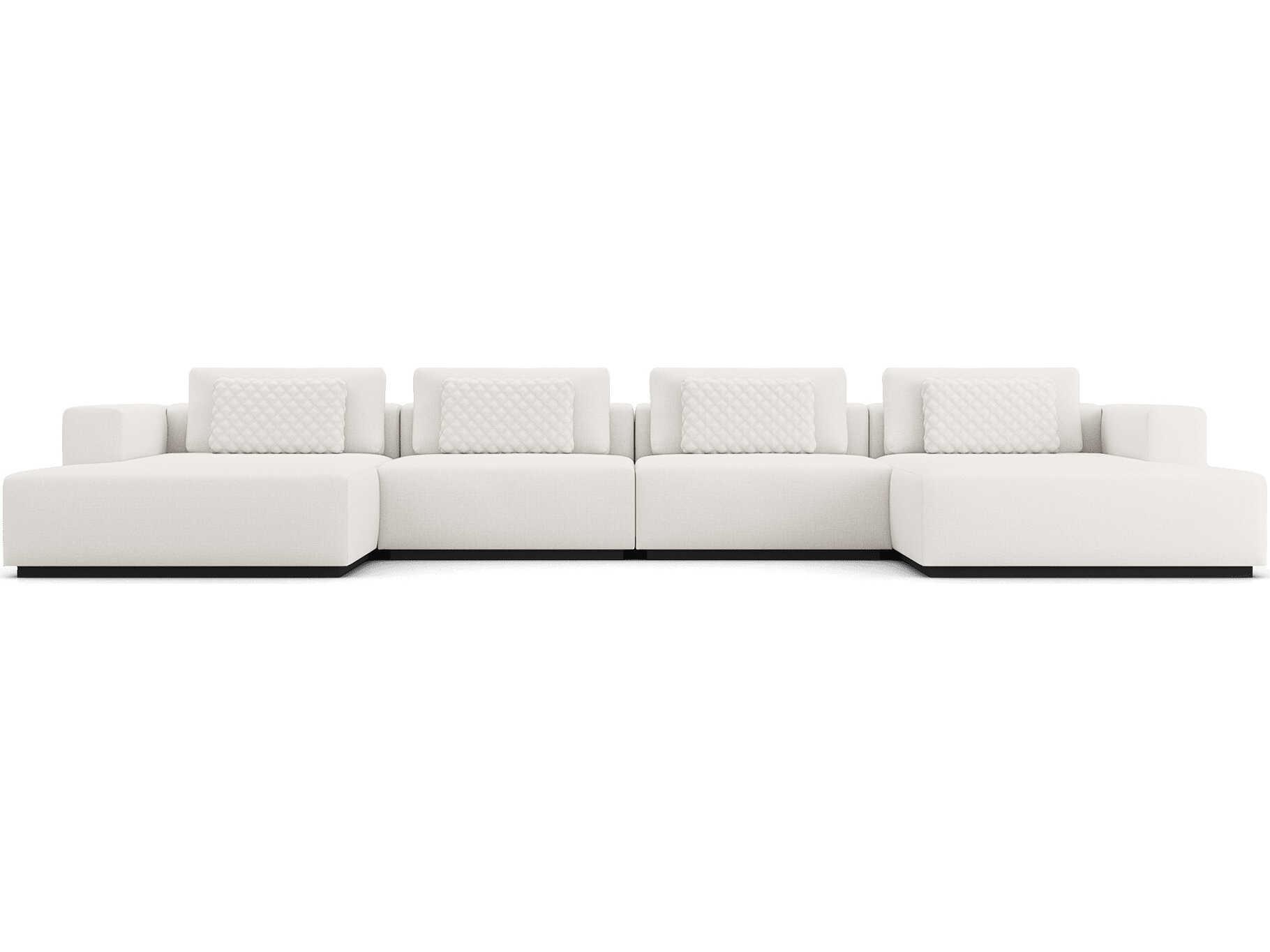 Luxcor Modluxe Siena Modular Sofa 12 Chalk Fabric
