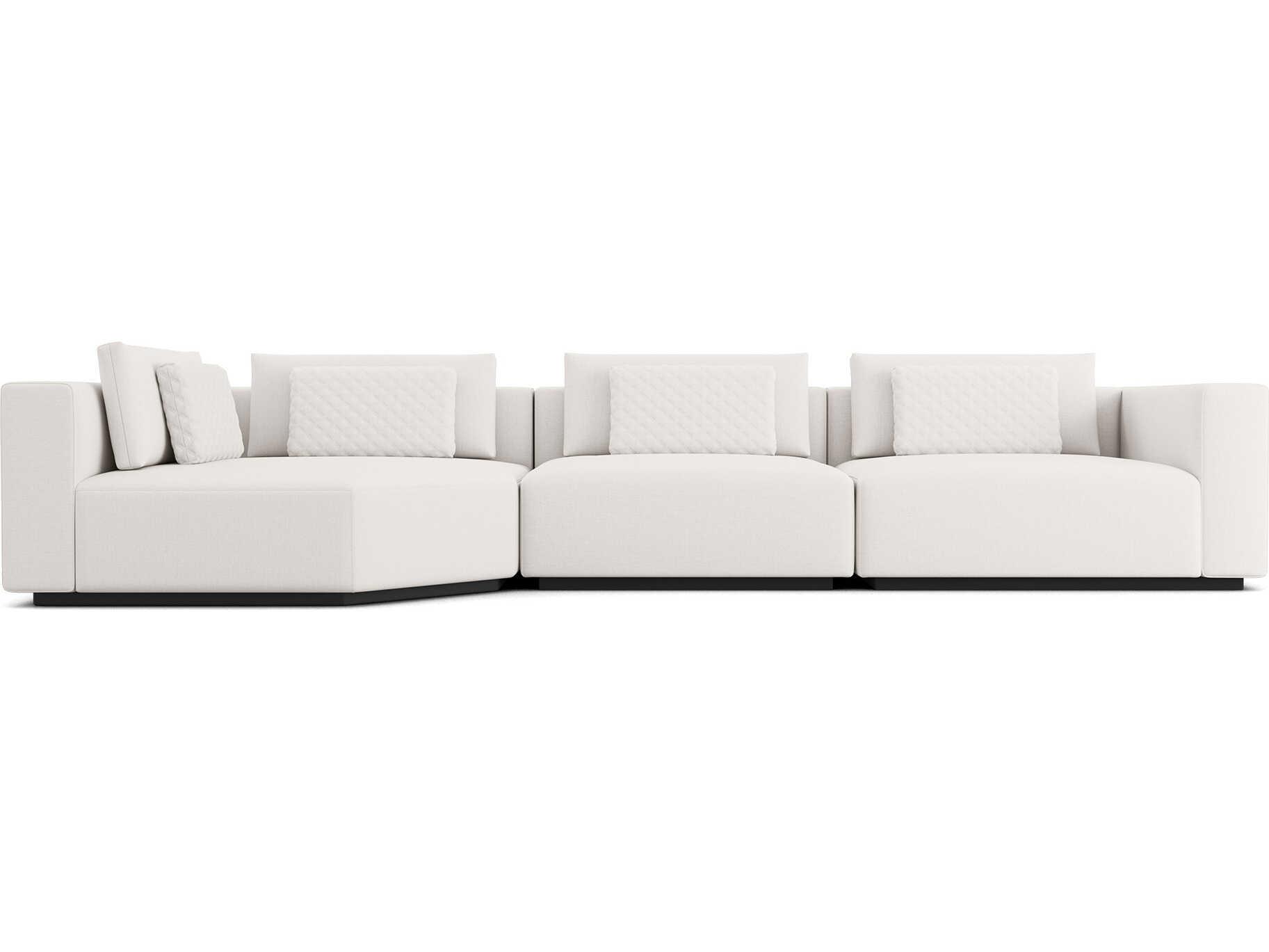 Luxcor Modluxe Siena Modular Sofa 25 Chalk Fabric / Right-Facing Arm
