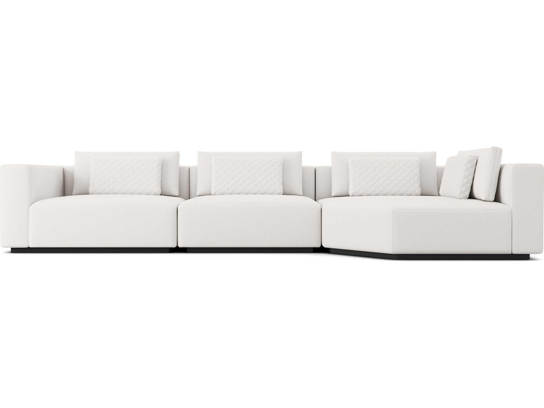 Luxcor Modluxe Siena Modular Sofa 25 Chalk Fabric / Left-Facing Arm