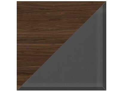 Luxcor Modluxe Grenchen Nesting Coffee Tables in Walnut and Graphite Glass