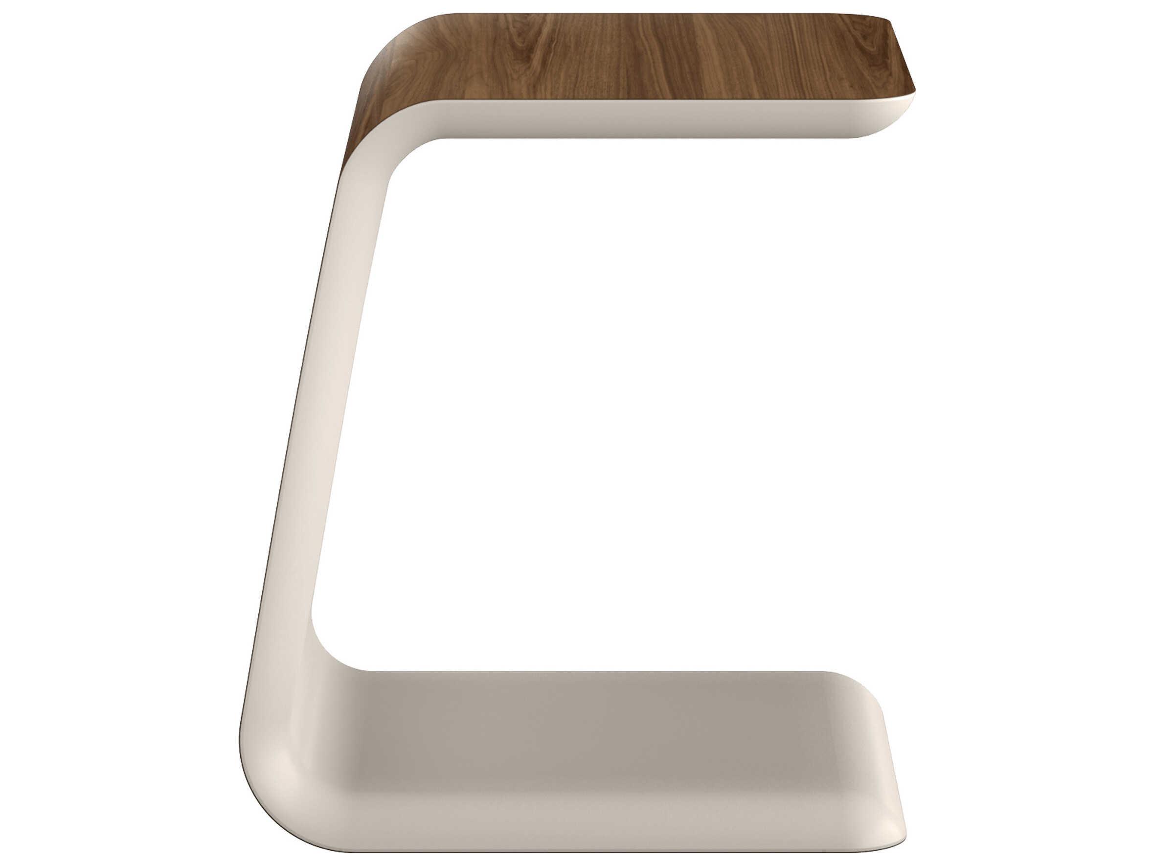 Luxcor Modluxe Clichy Side Table in Walnut and Almond