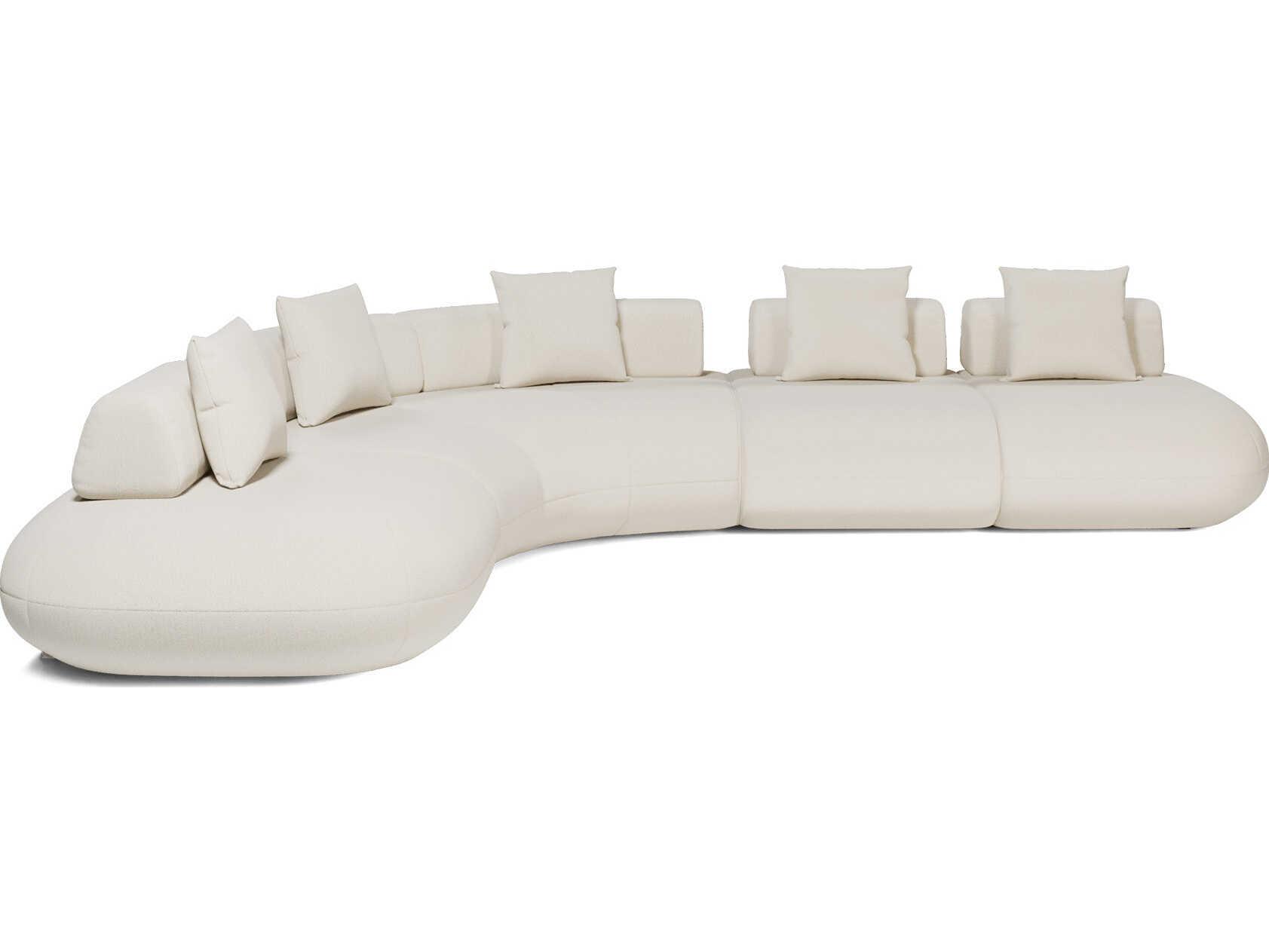 Luxcor Modluxe Ferrara Modular Sofa 01 in Vainilla Bouclet