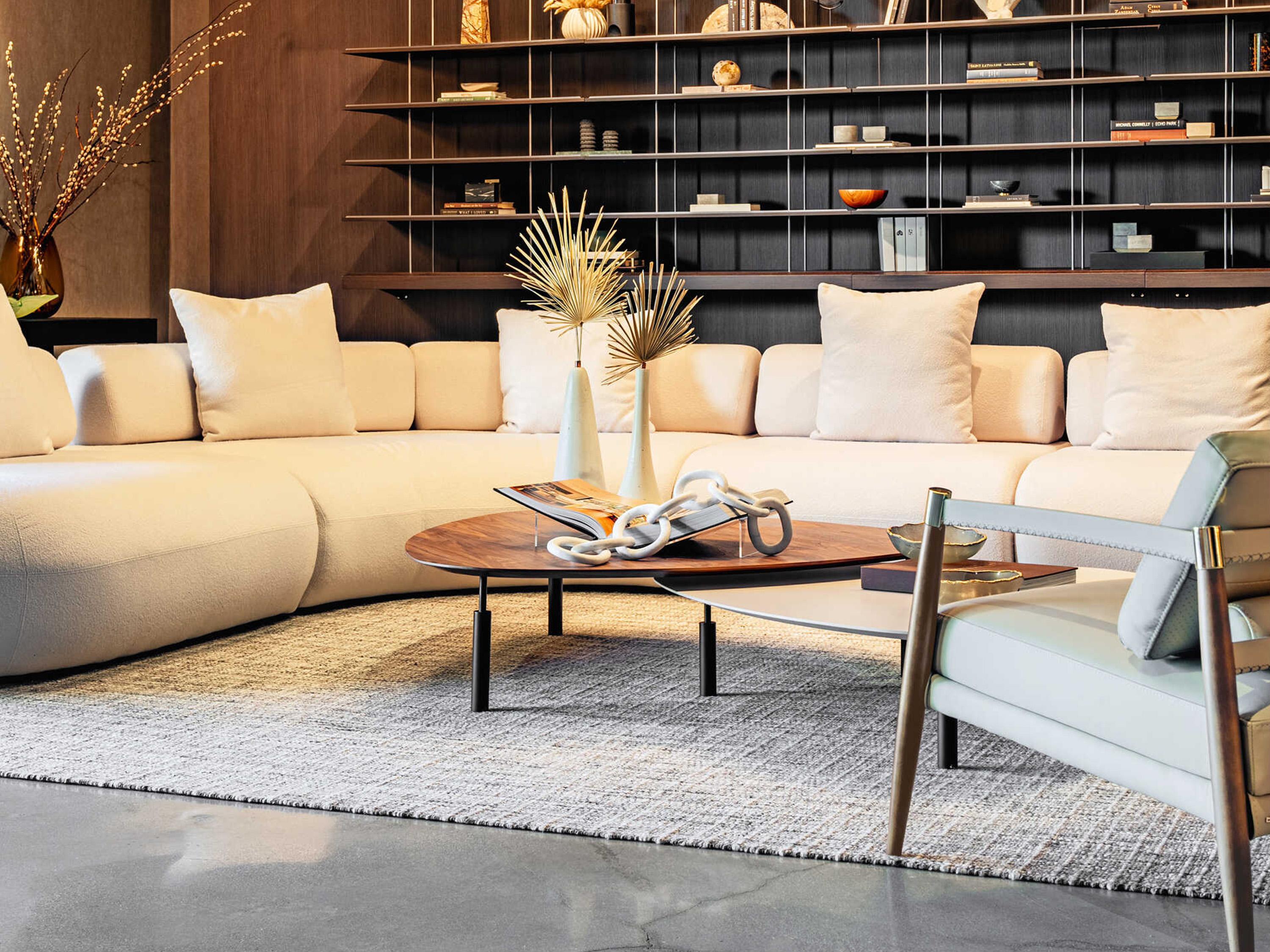 Luxcor Modluxe Ferrara Modular Sofa 01 in Vainilla Bouclet