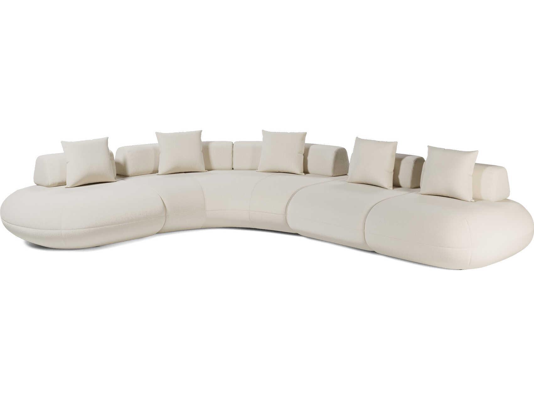 Luxcor Modluxe Ferrara Modular Sofa 02 in Vainilla Bouclet