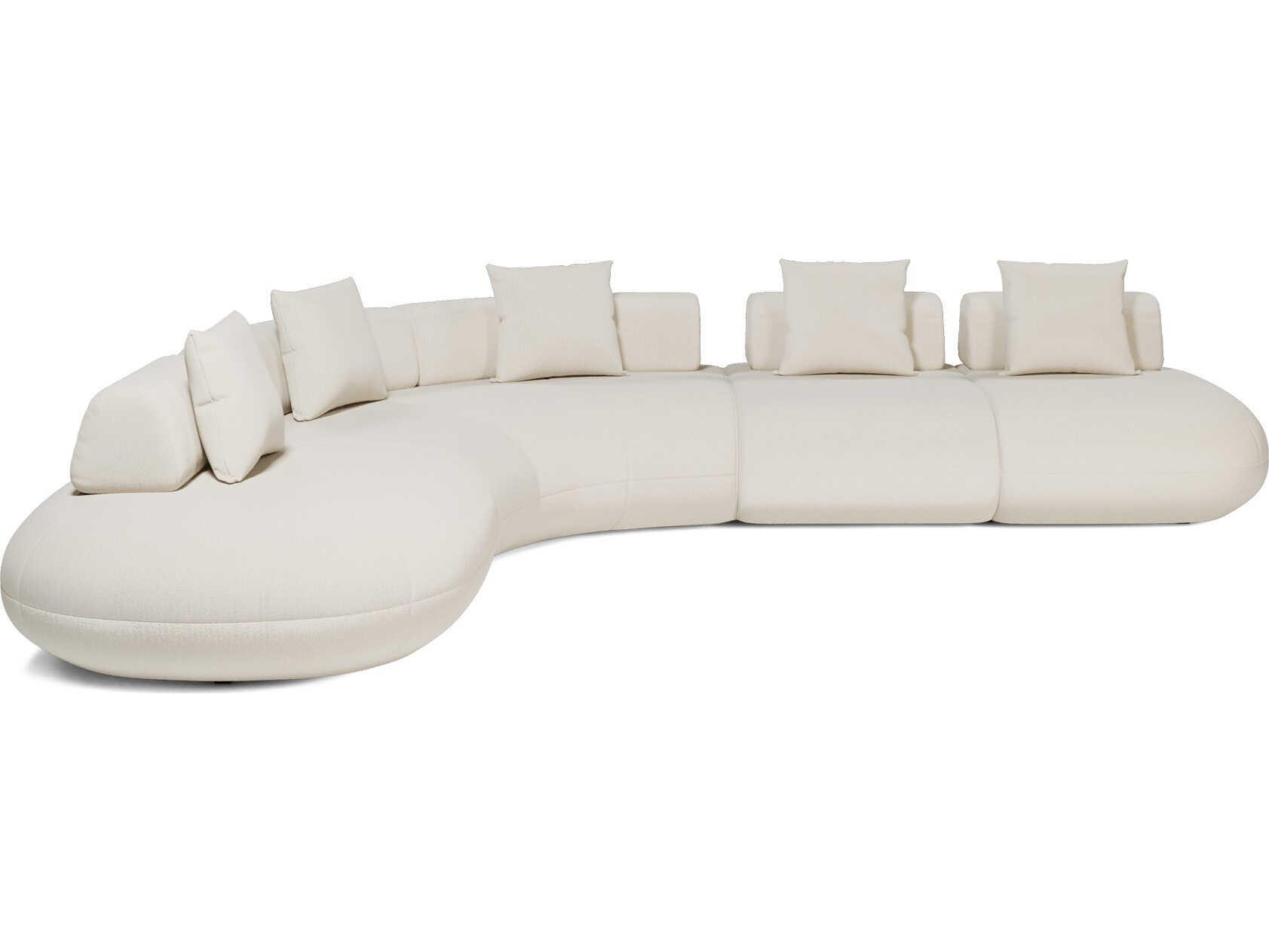 Luxcor Modluxe Ferrara Modular Sofa 02 in Vainilla Bouclet