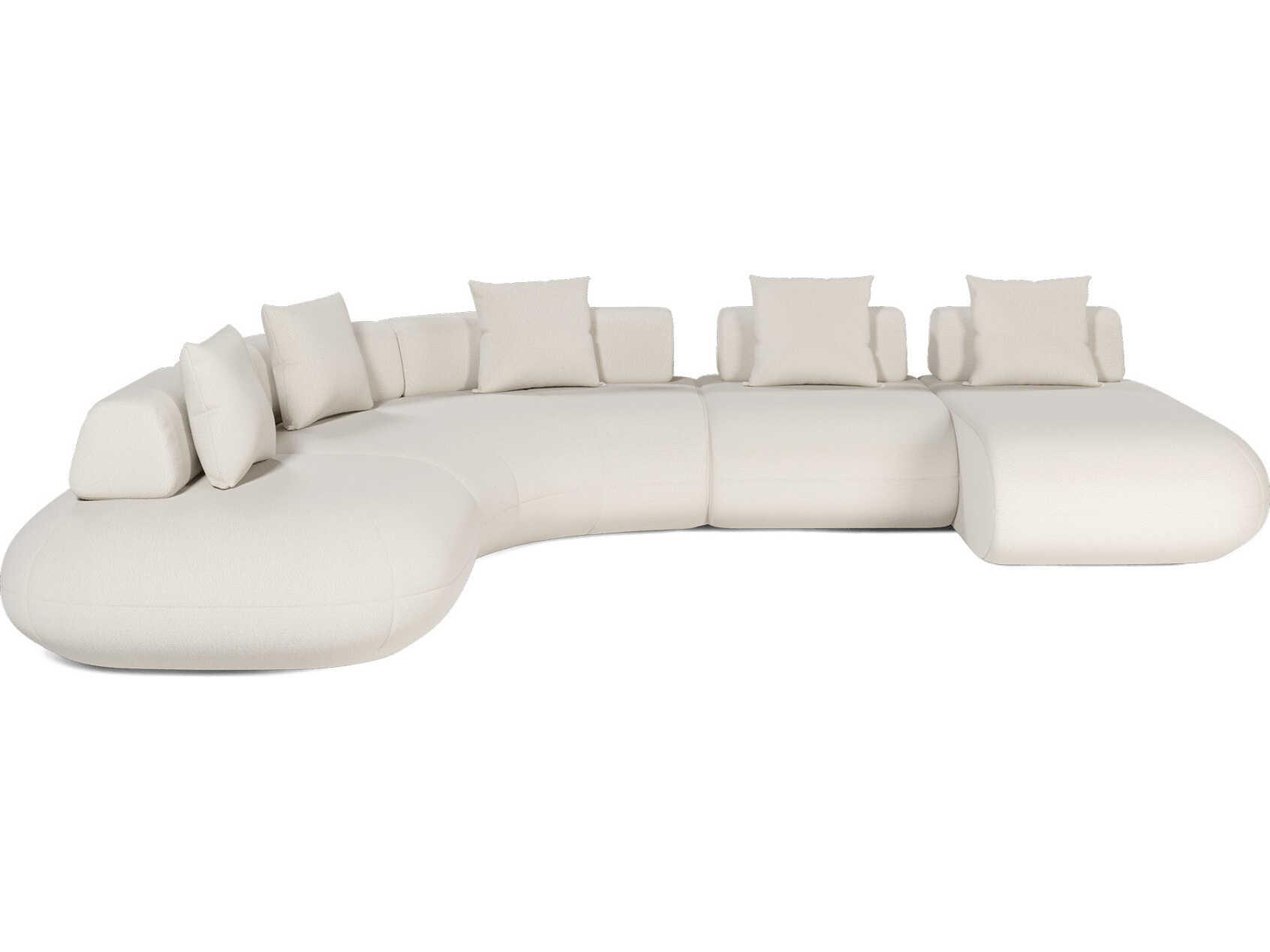 Luxcor Modluxe Ferrara Modular Sofa 03 in Vainilla Bouclet