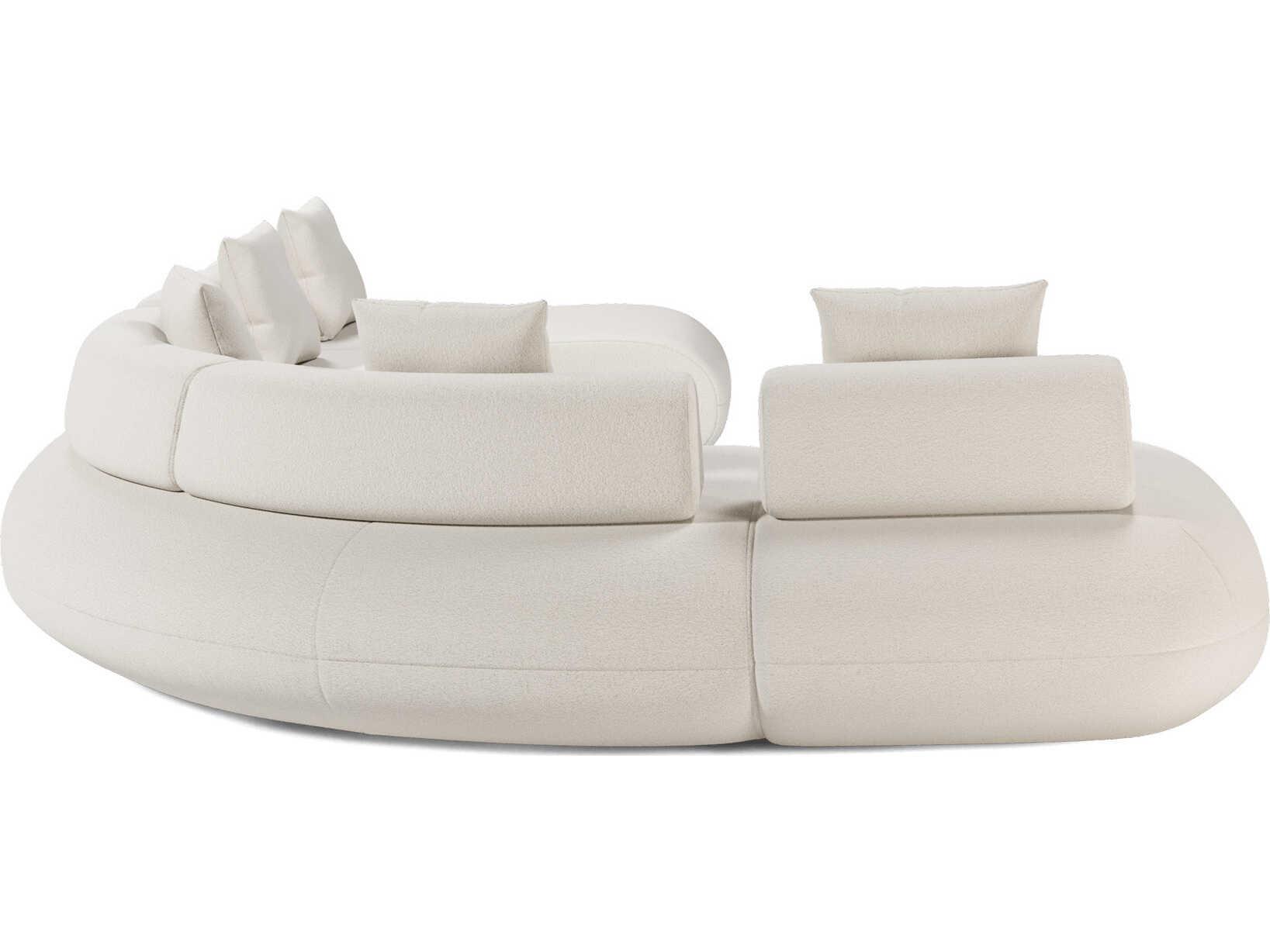 Luxcor Modluxe Ferrara Modular Sofa 03 in Vainilla Bouclet