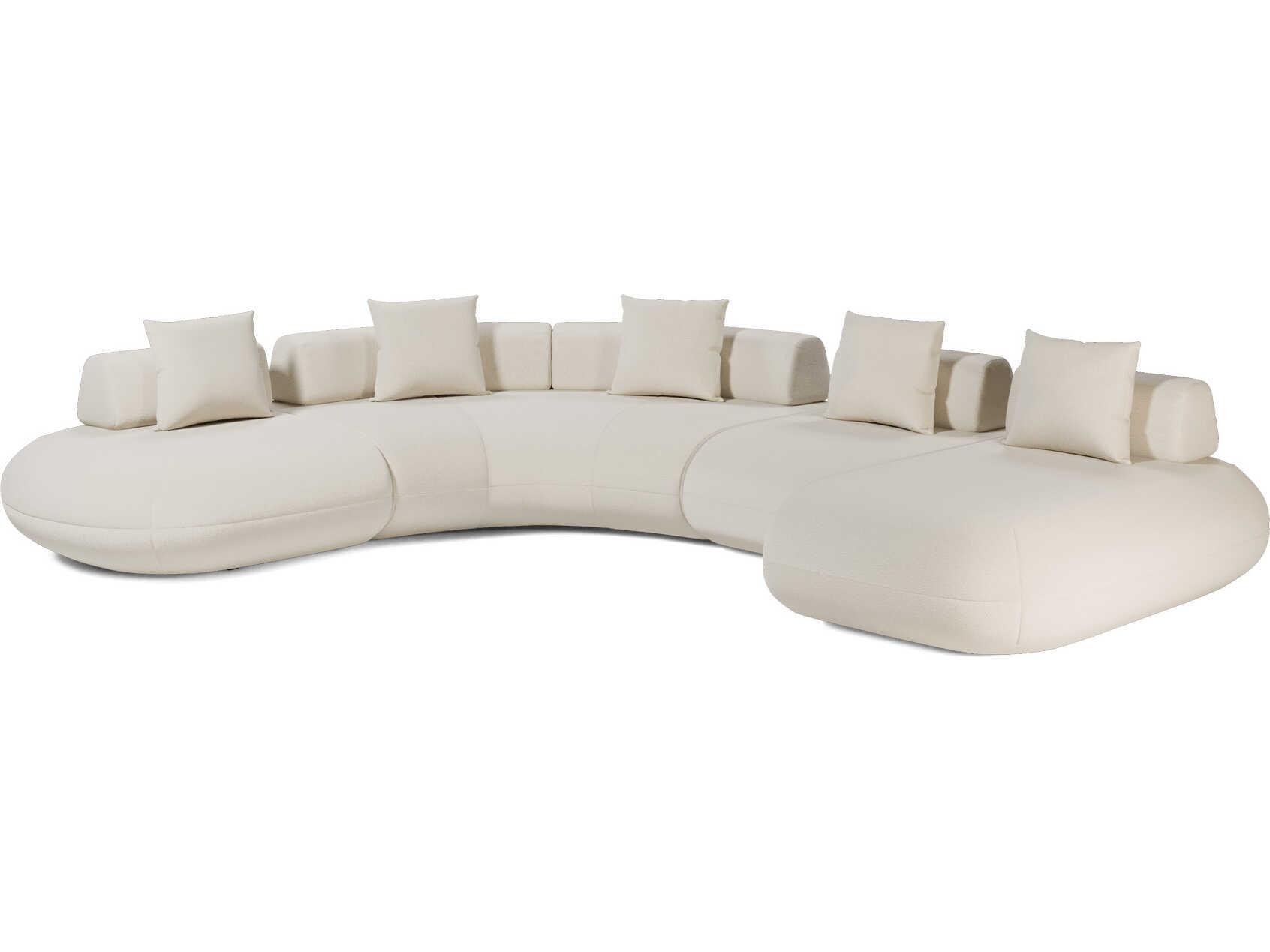 Luxcor Modluxe Ferrara Modular Sofa 04 in Vainilla Bouclet