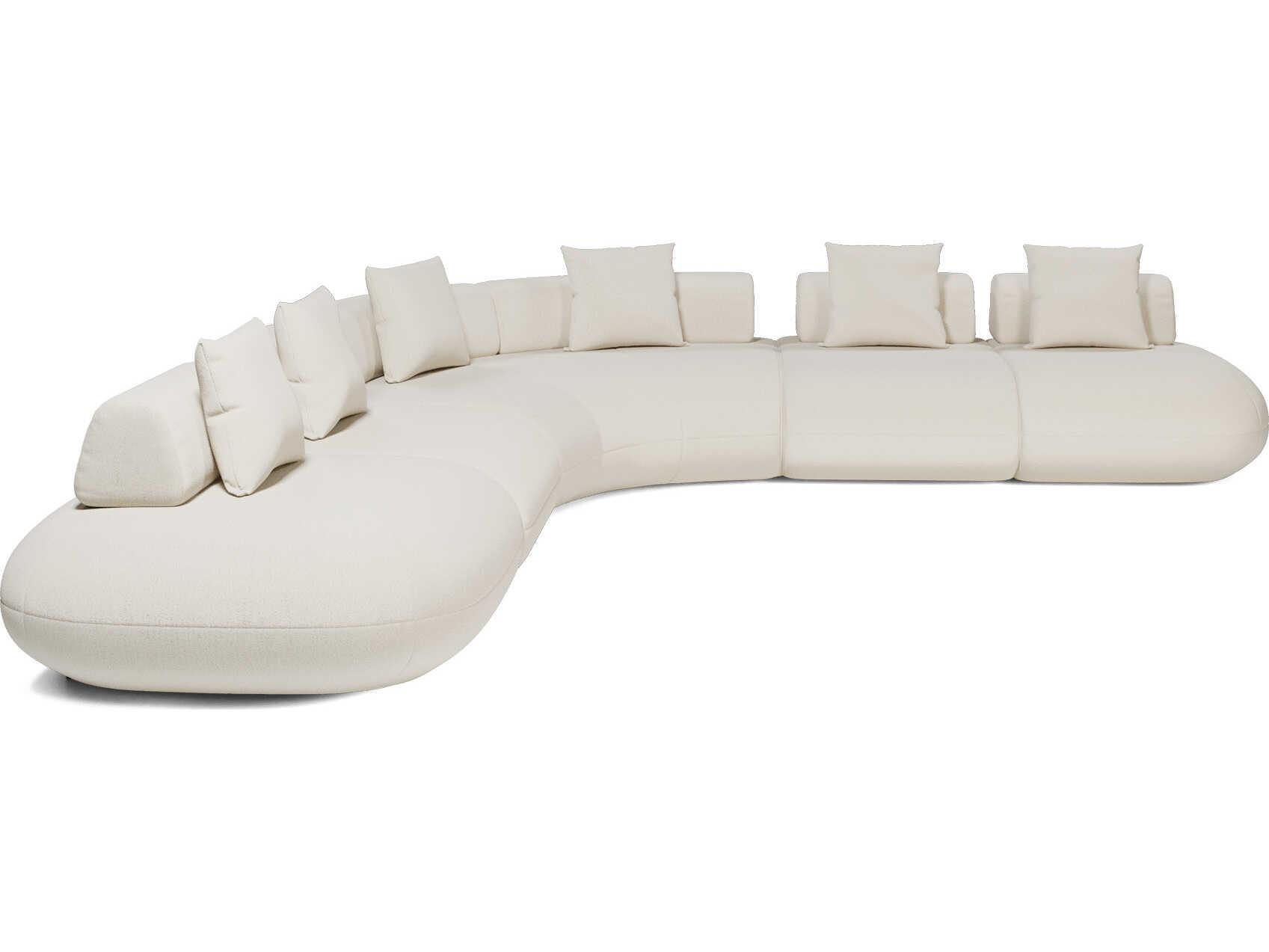 Luxcor Modluxe Ferrara Modular Sofa 05 in Vainilla Bouclet