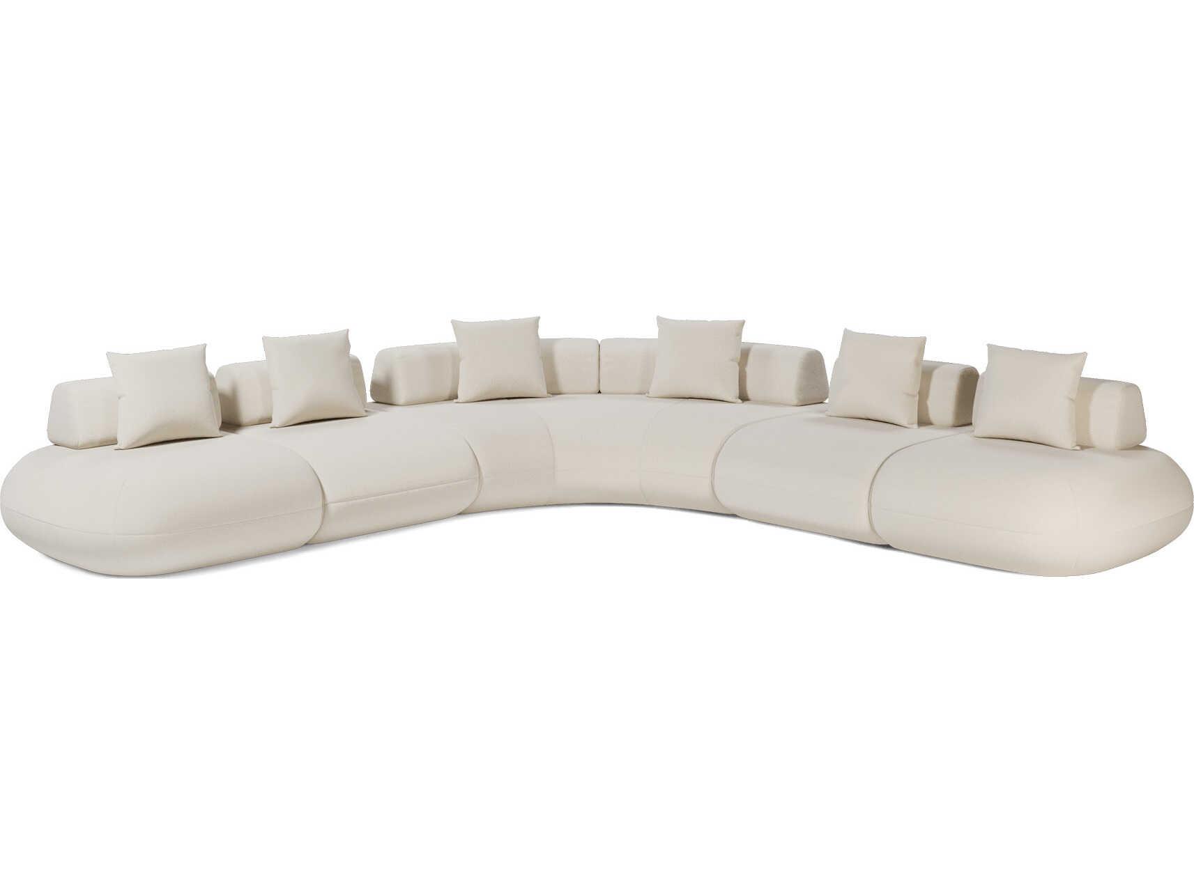 Luxcor Modluxe Ferrara Modular Sofa 05 in Vainilla Bouclet
