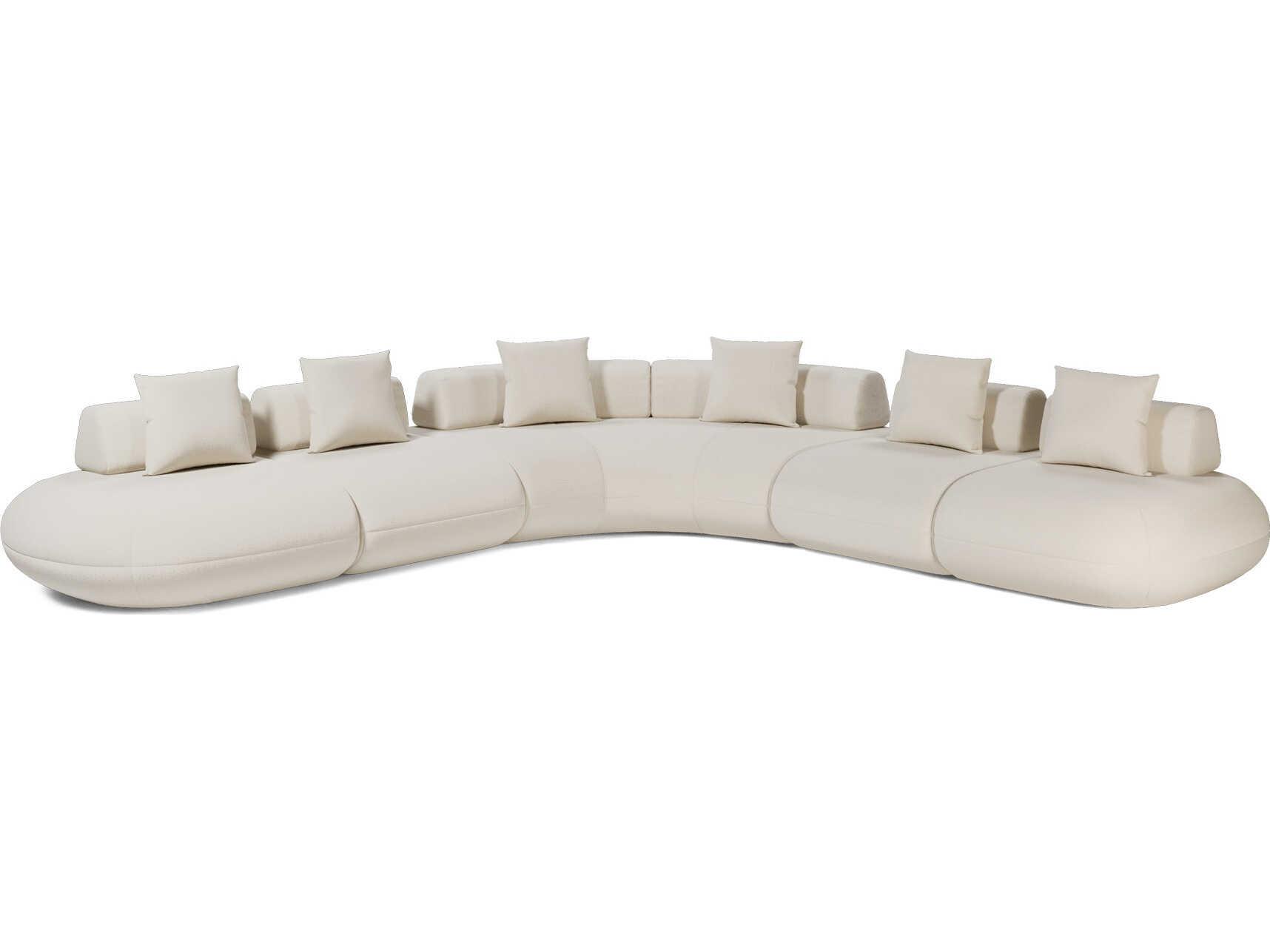 Luxcor Modluxe Ferrara Modular Sofa 07 in Vainilla Bouclet