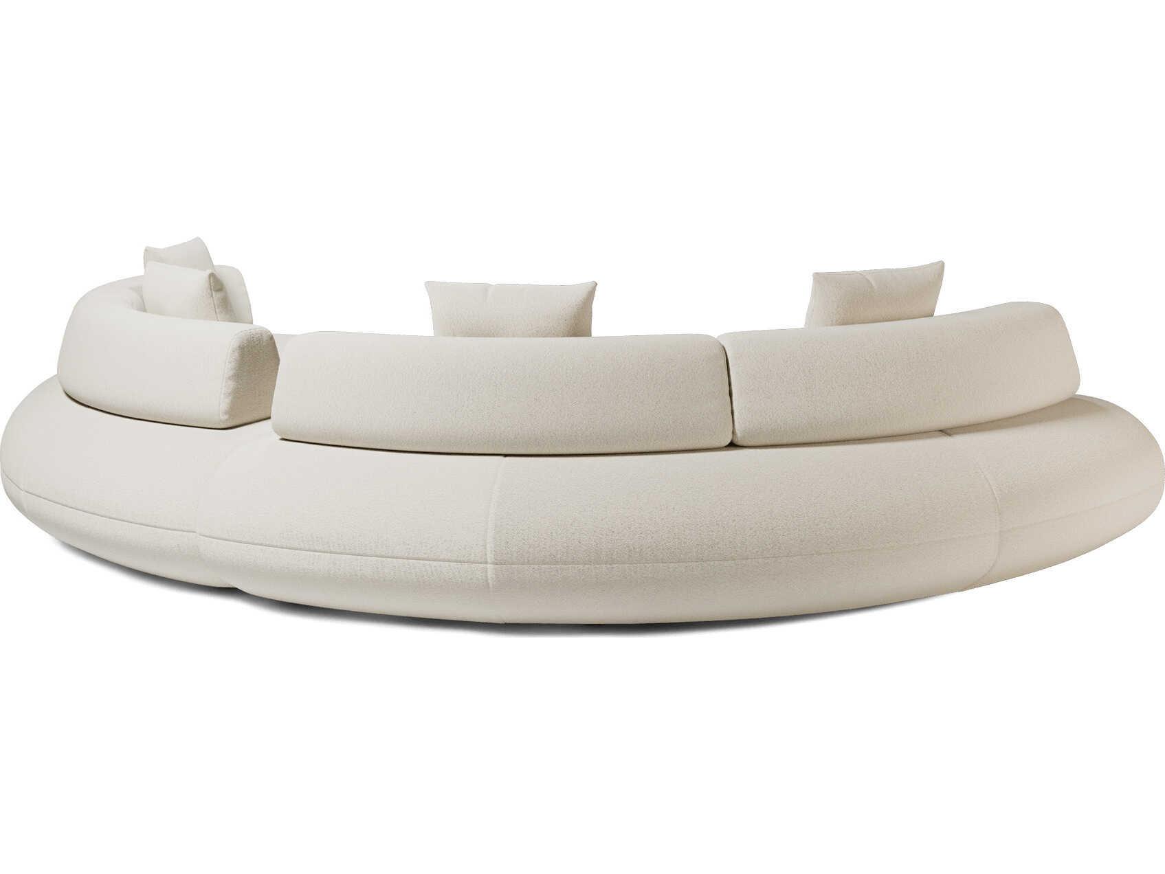 Luxcor Modluxe Ferrara Modular Sofa 11 in Vainilla Bouclet