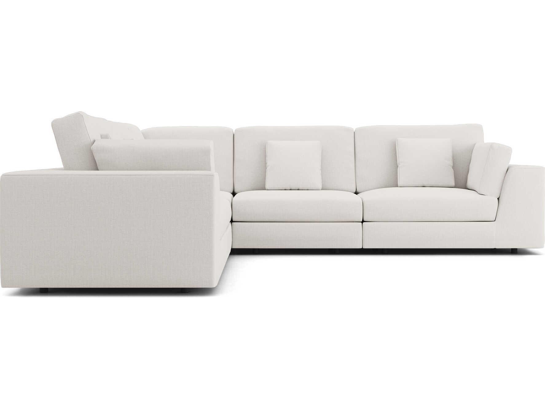 Luxcor Modluxe Vera Modular Sofa Set 01 in Chalk Fabric