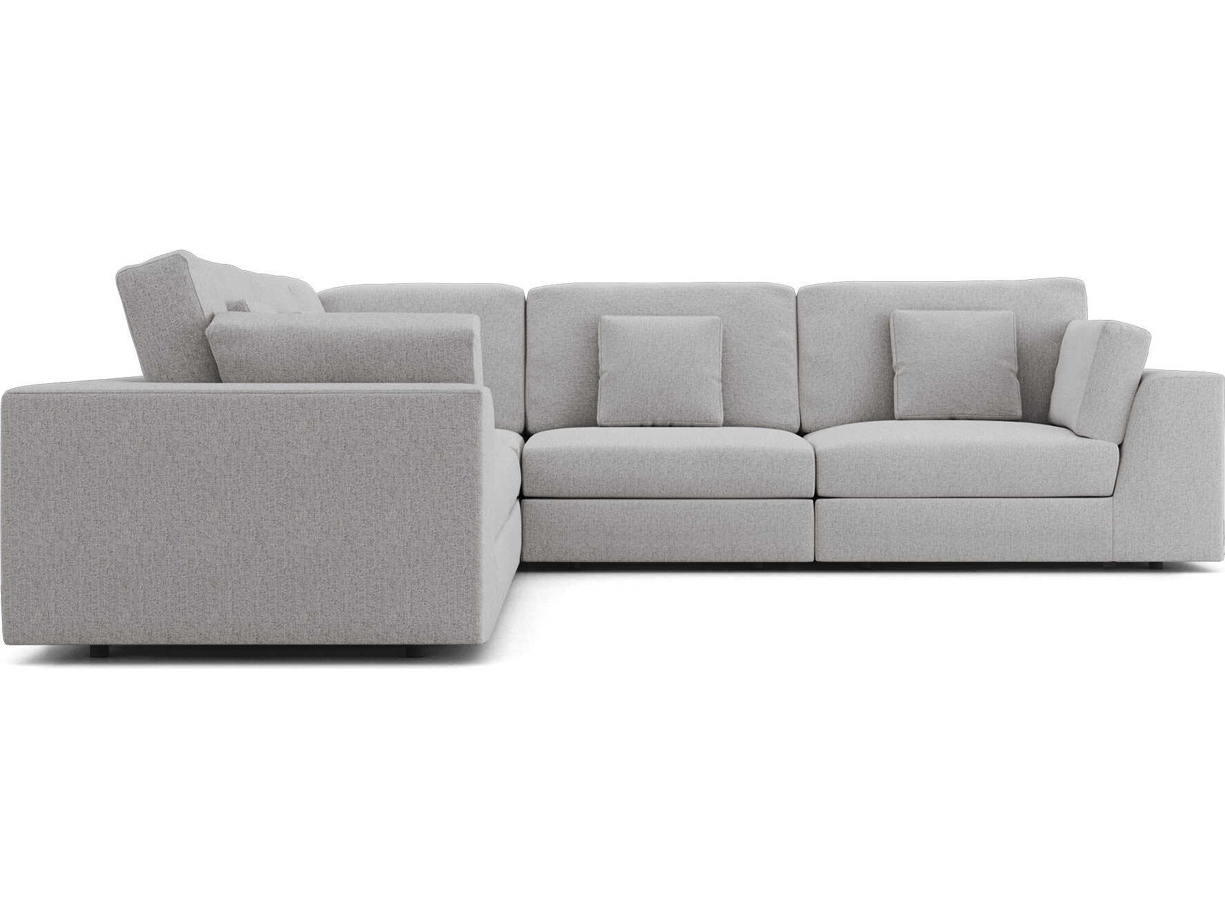 Luxcor Modluxe Vera Modular Sofa Set 01 in Gris Fabric