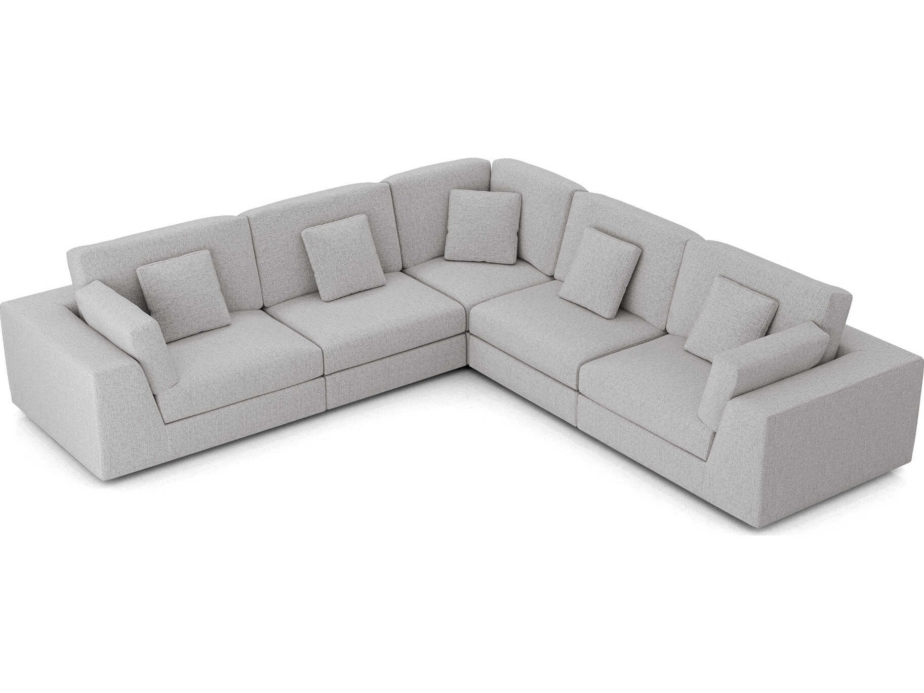 Luxcor Modluxe Vera Modular Sofa Set 01 in Gris Fabric