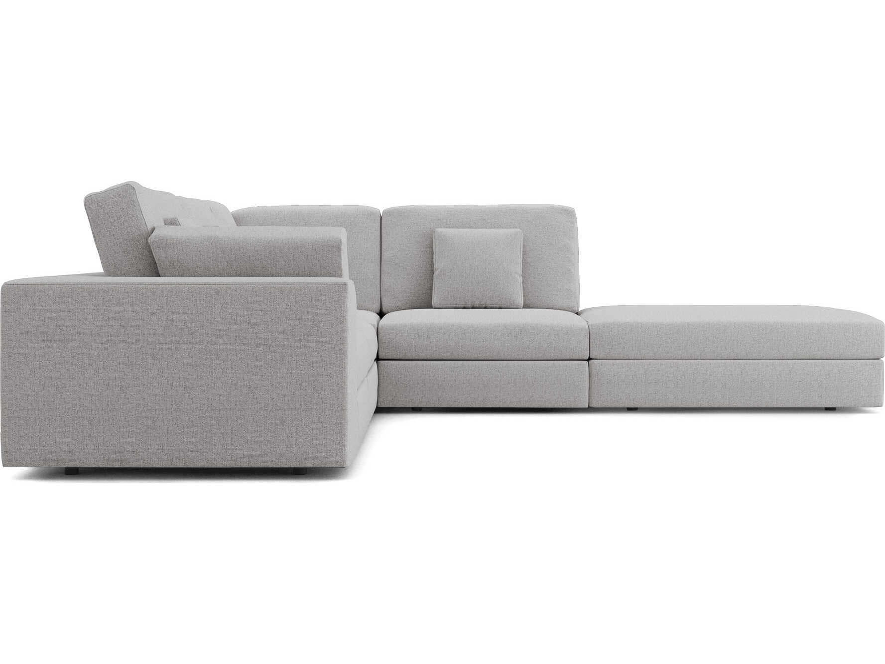 Luxcor Modluxe Vera Modular Sofa Set 02A in Gris Fabric