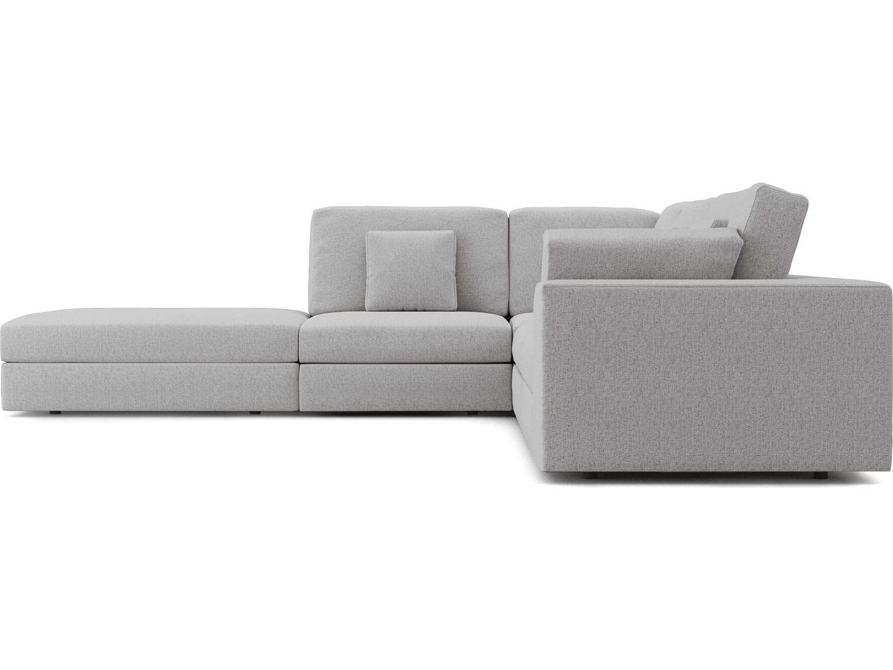 Luxcor Modluxe Vera Modular Sofa Set 02B in Gris Fabric