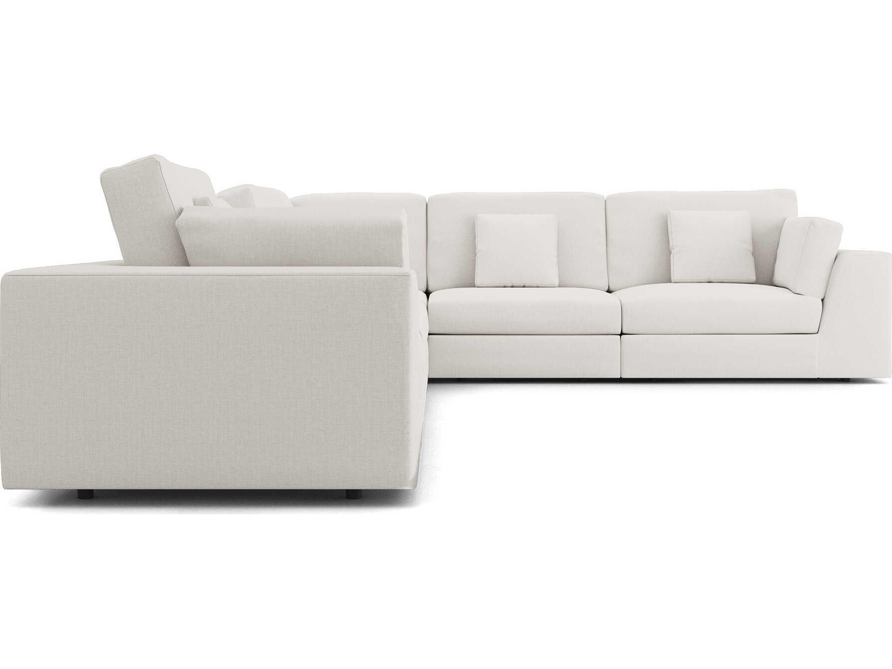 Luxcor Modluxe Vera Modular Sofa Set 03 in Chalk Fabric