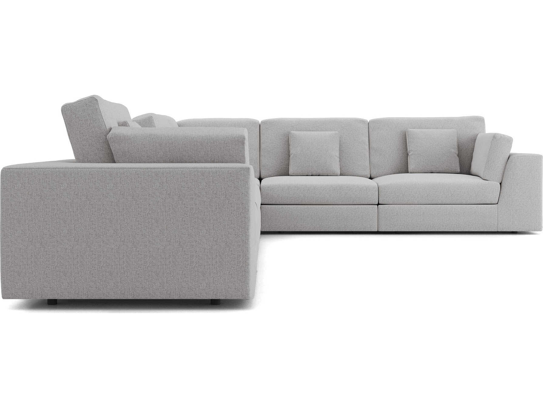 Luxcor Modluxe Vera Modular Sofa Set 03 in Gris Fabric