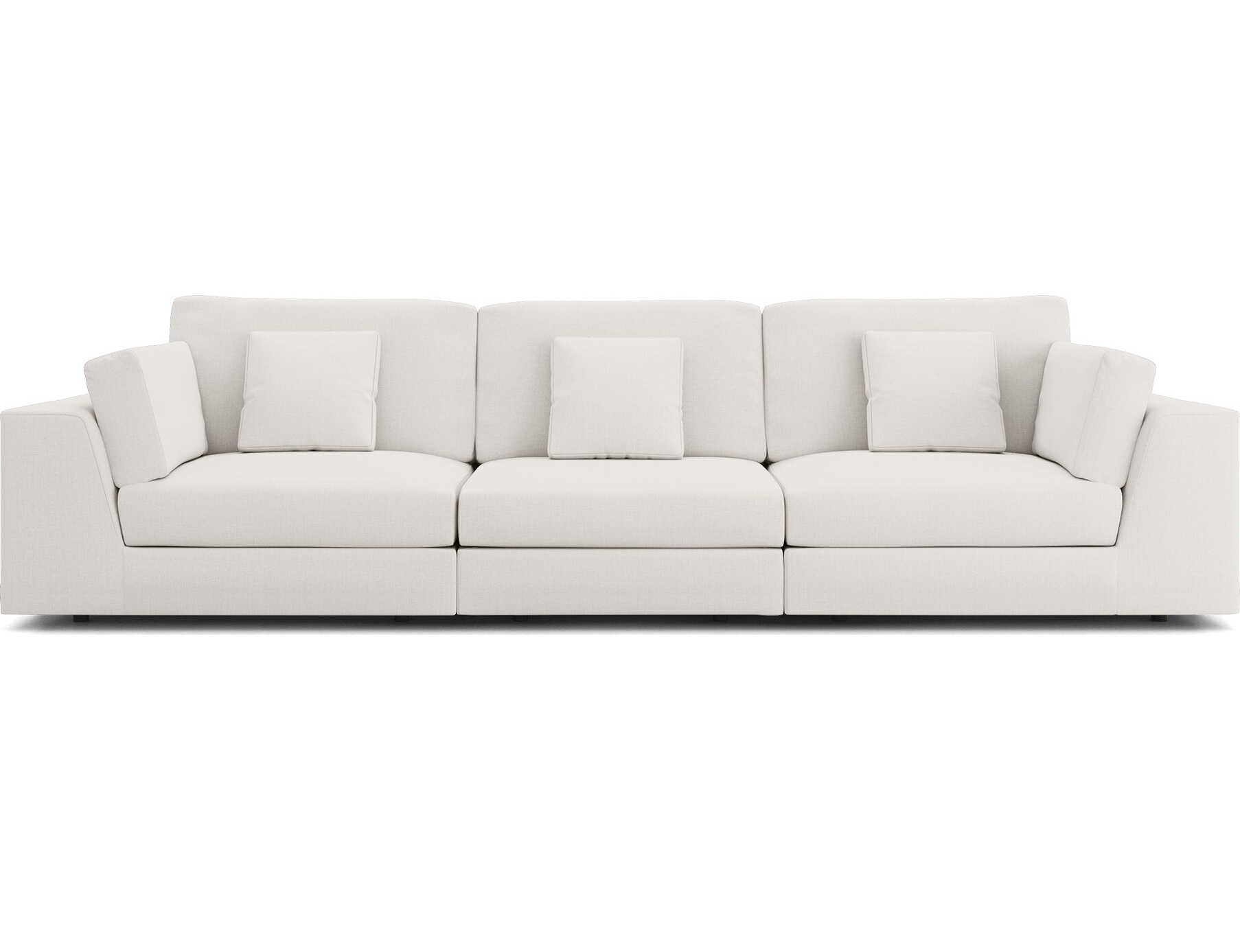 Luxcor Modluxe Vera Modular Sofa Set 05 in Chalk Fabric