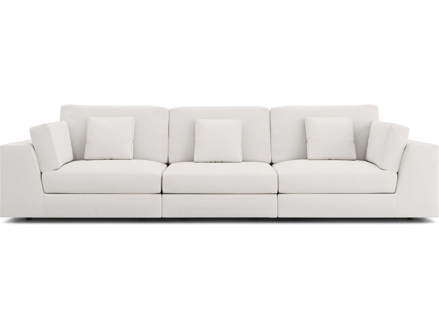 Luxcor Modluxe Vera Modular Sofa Set 05 in Chalk Fabric