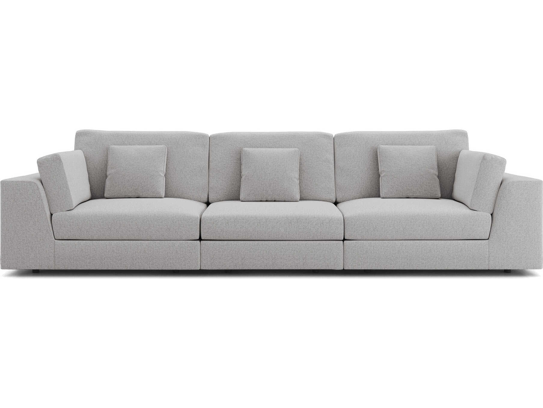Luxcor Modluxe Vera Modular Sofa Set 05 in Gris Fabric