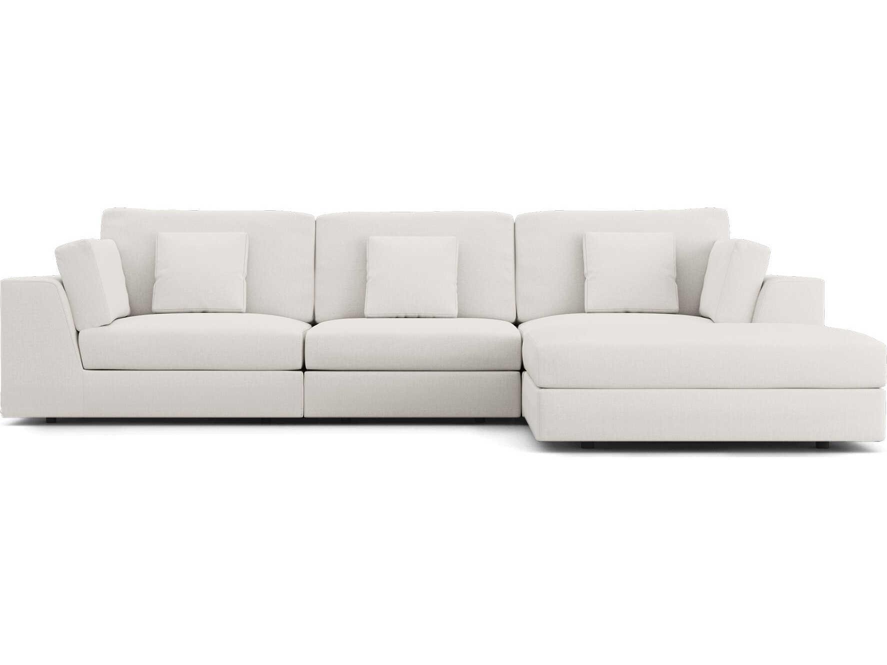 Luxcor Modluxe Vera Modular Sofa Set 06 in Chalk Fabric
