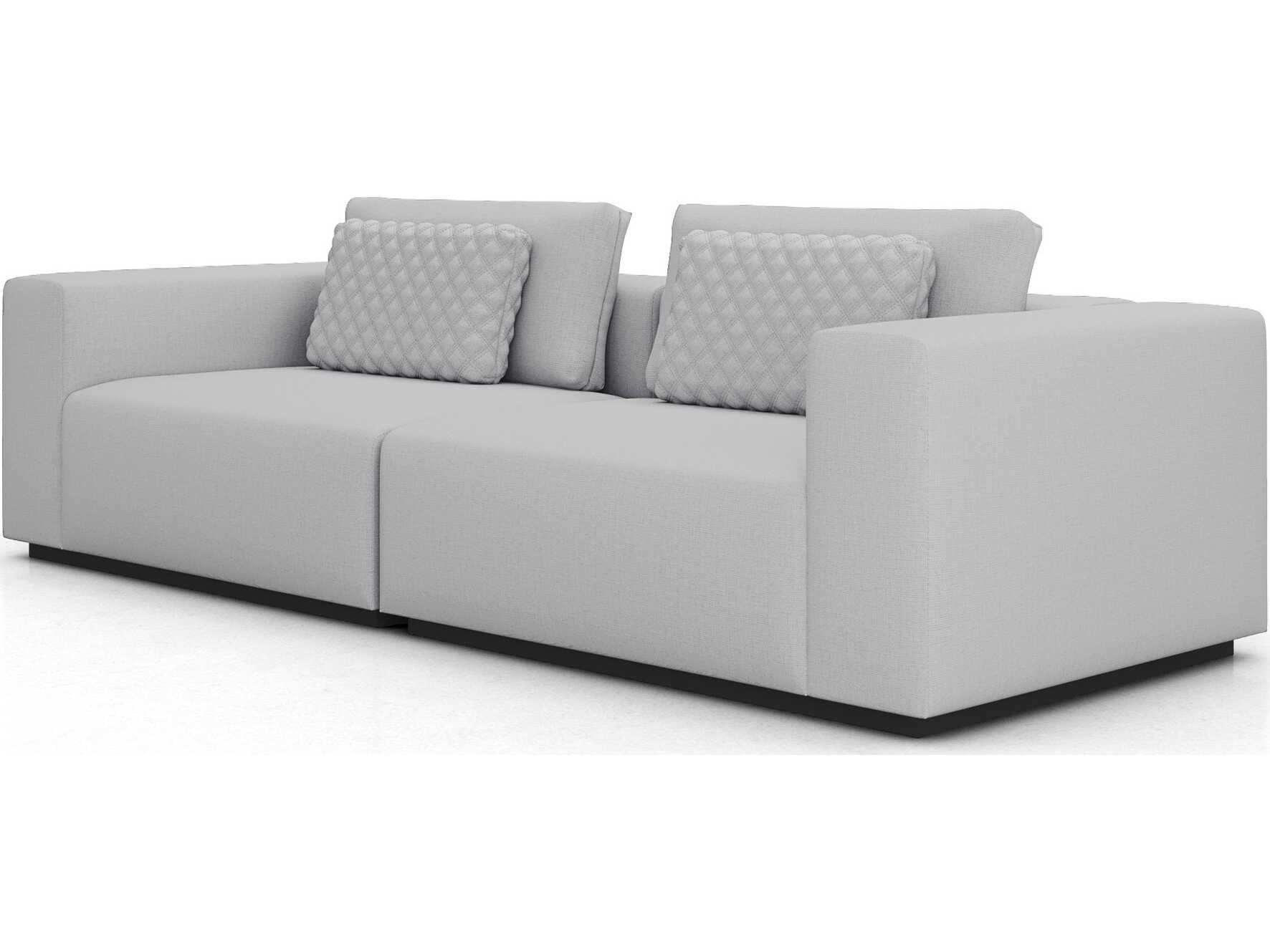 Luxcor Modluxe Siena Modular Sofa Set 01 in Gris Fabric
