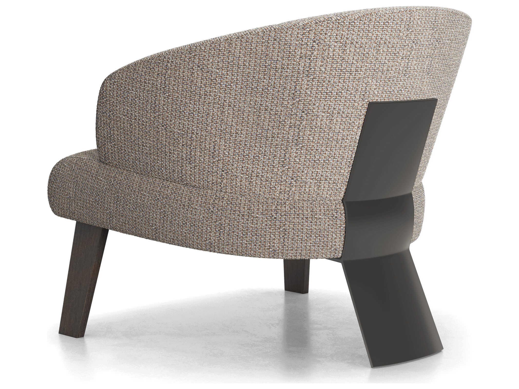 Luxcor Modluxe Rimini Lounge Chair in Maplewood Fabric