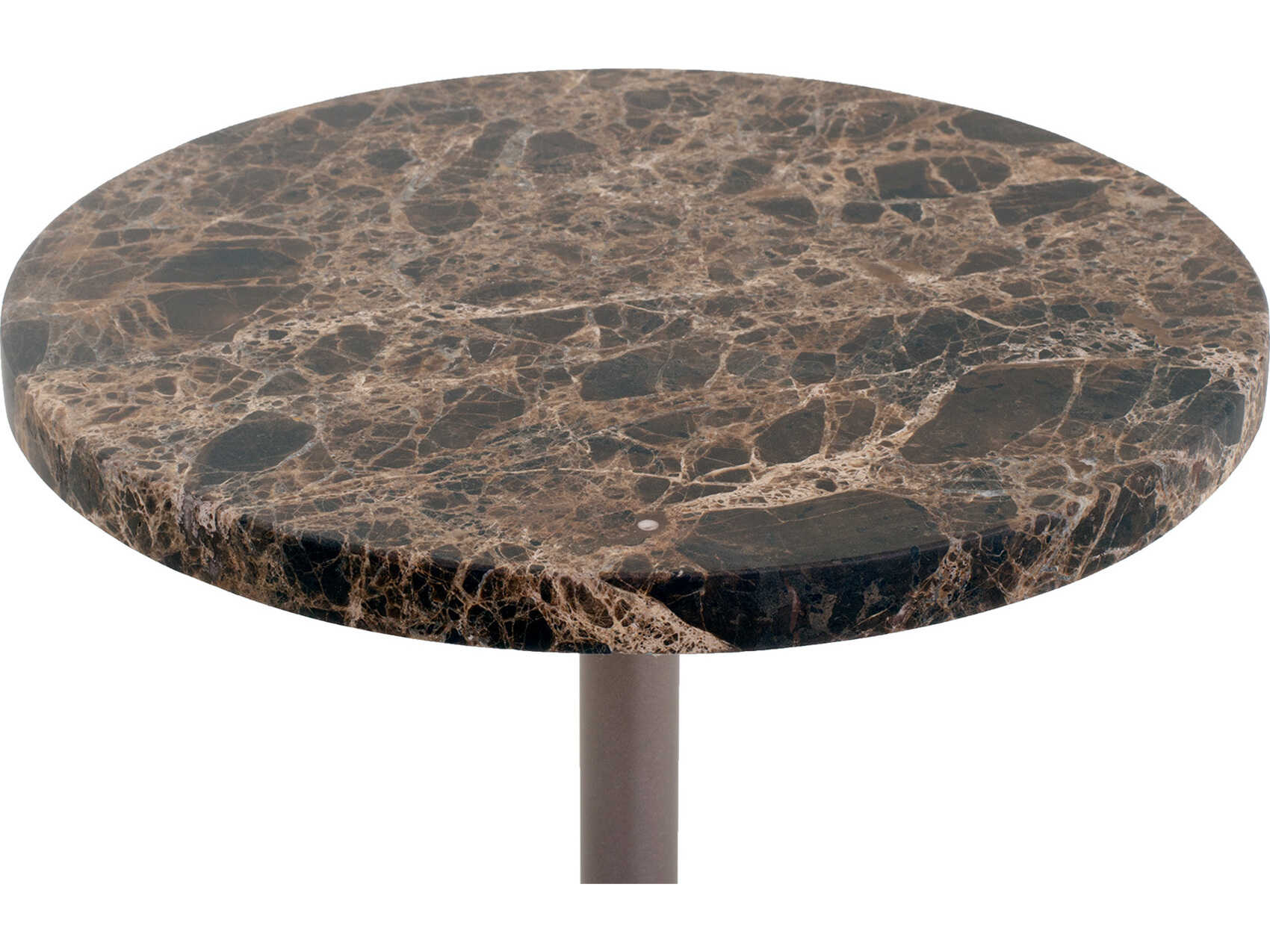 Luxcor Modluxe Suez Side Table in Imperial Brown and Bronze